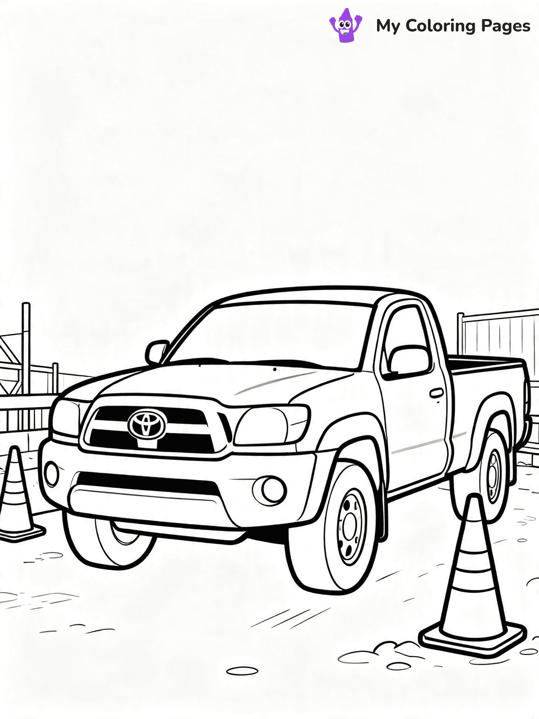 Toyota Tacoma Coloring Pages - 18