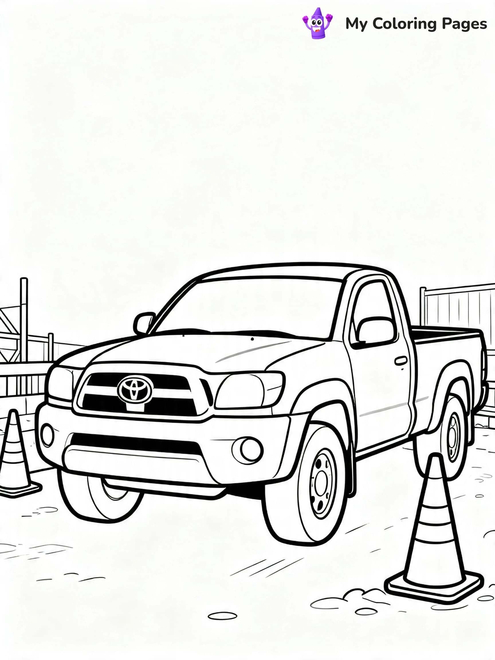 Toyota Tacoma Coloring Pages - 16
