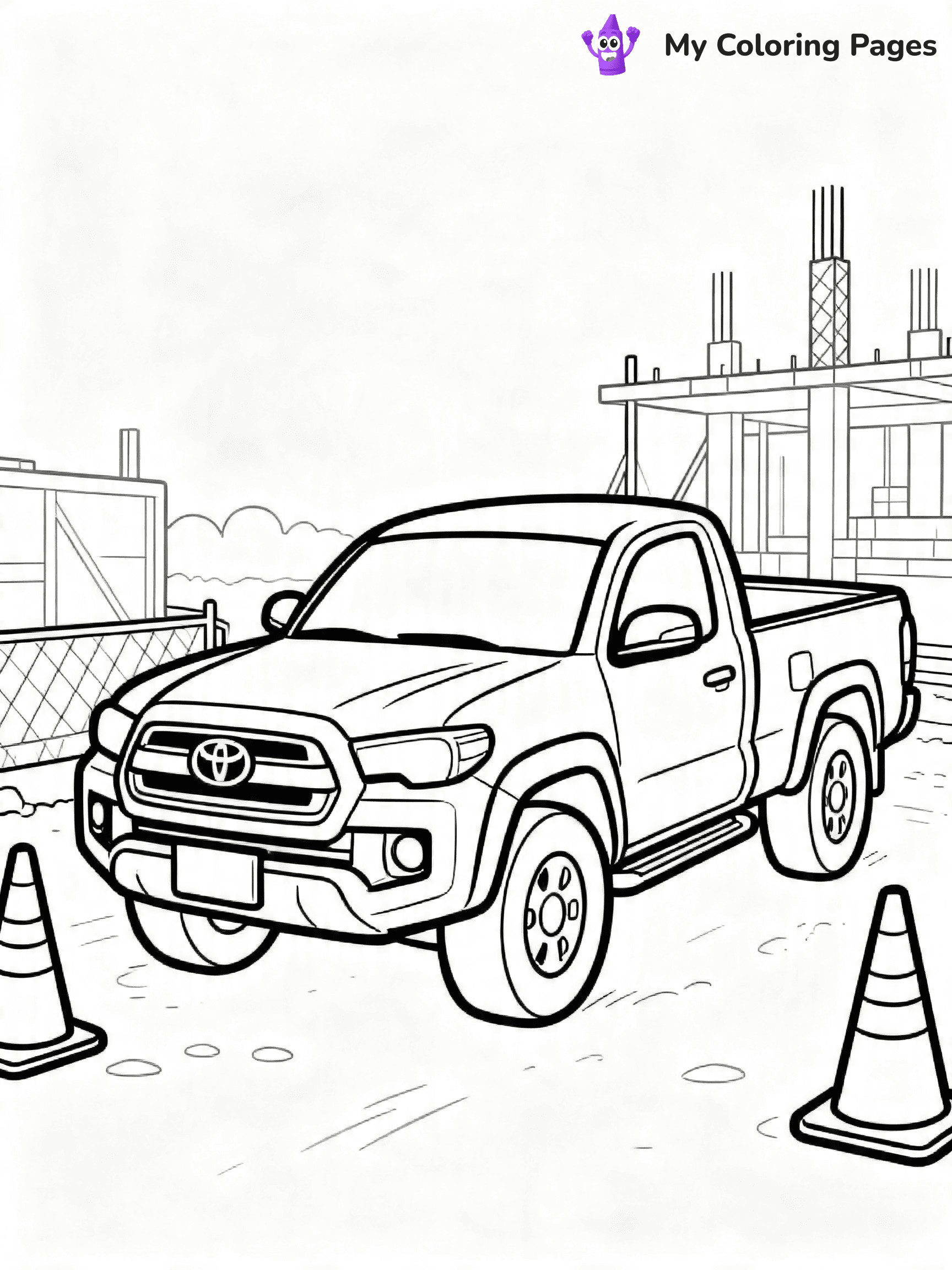 Toyota Tacoma Coloring Pages - 17