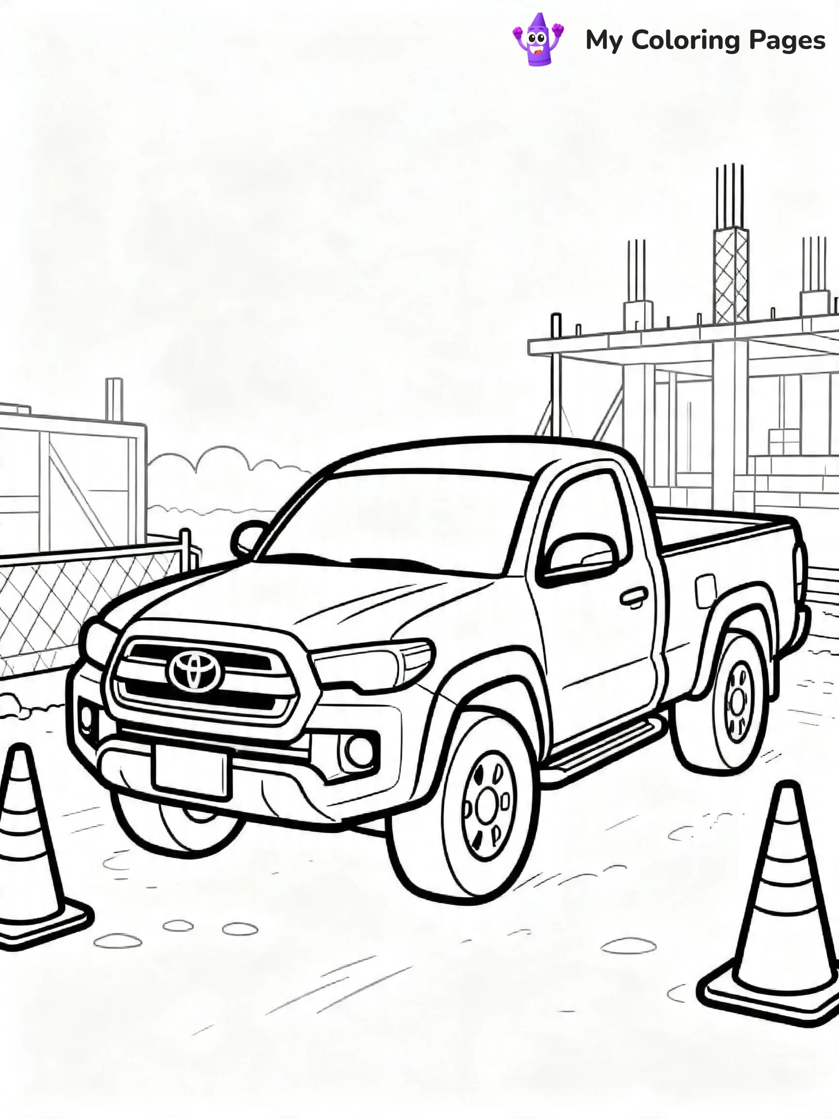Toyota Tacoma Coloring Pages - 15