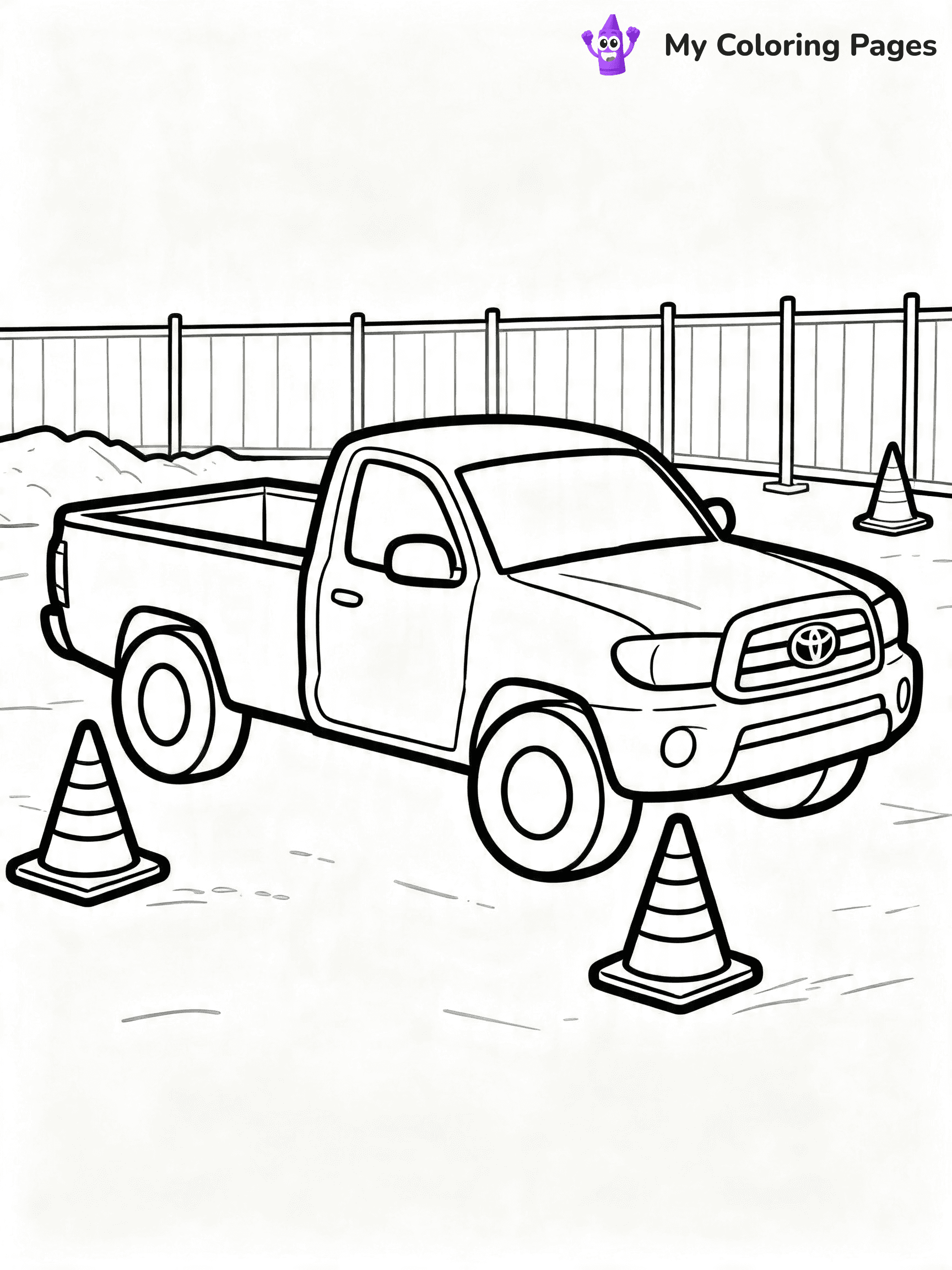 Toyota Tacoma Coloring Pages - 16