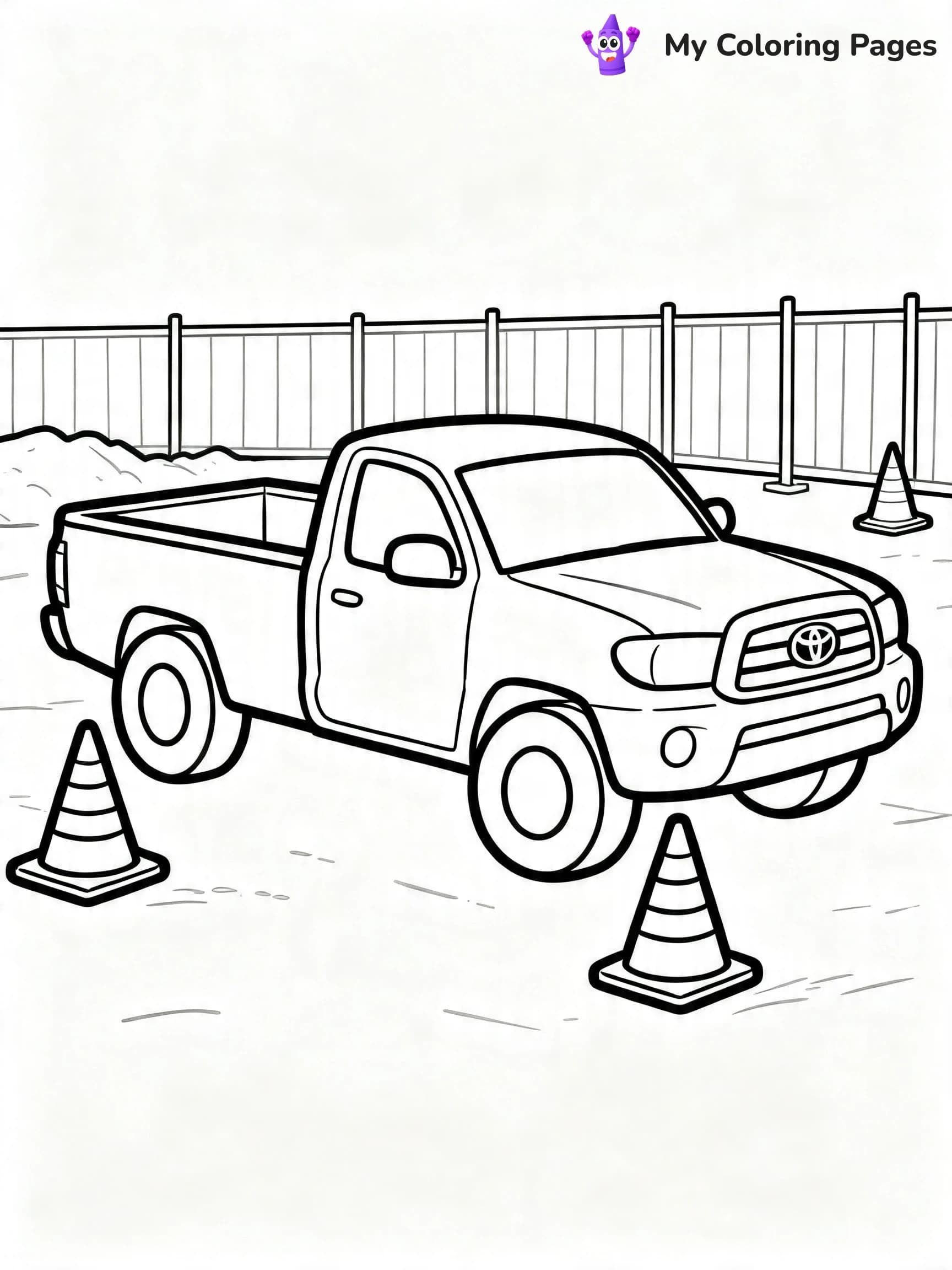 Toyota Tacoma Coloring Pages - 14