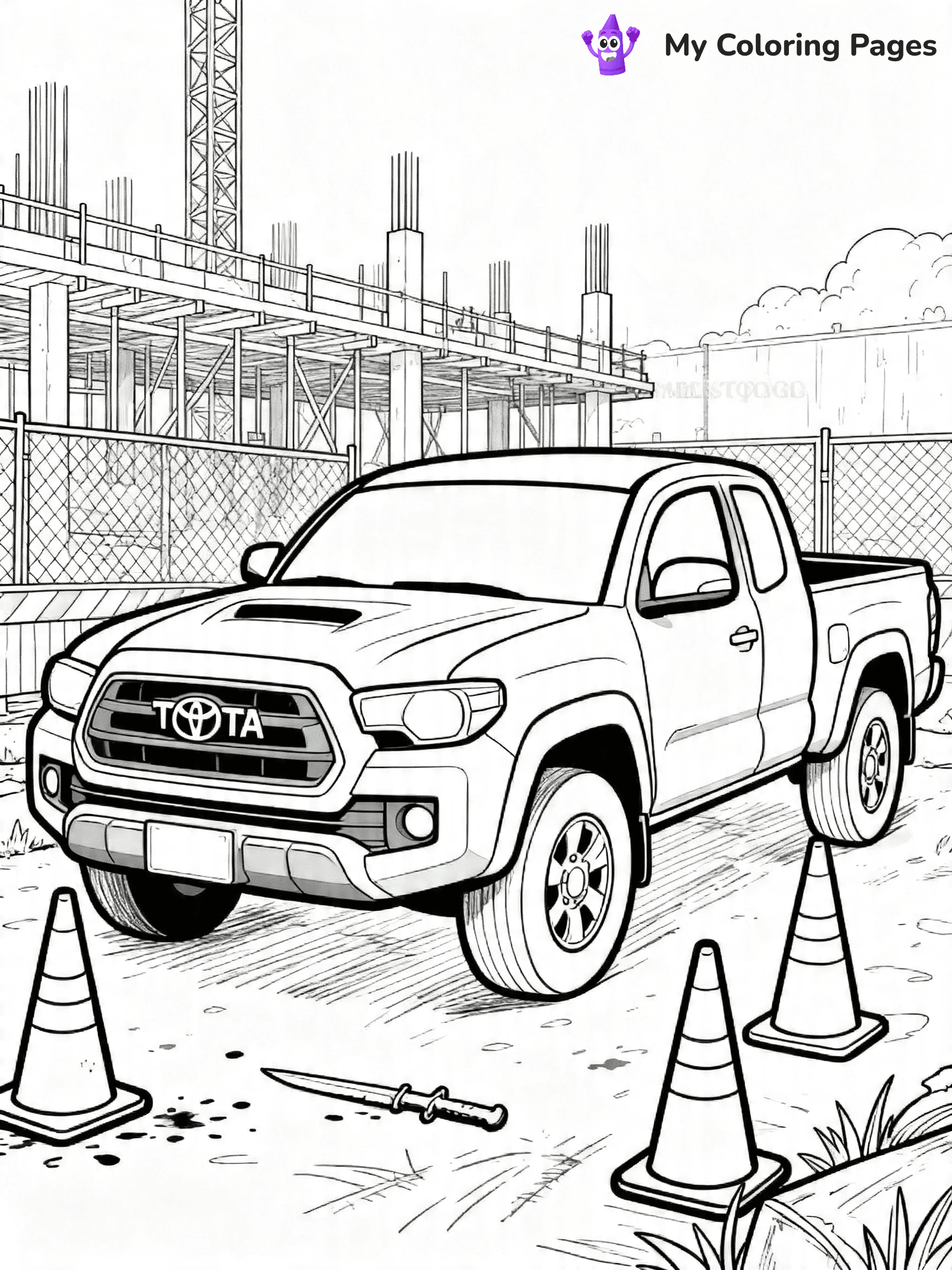 Toyota Tacoma Coloring Pages - 15