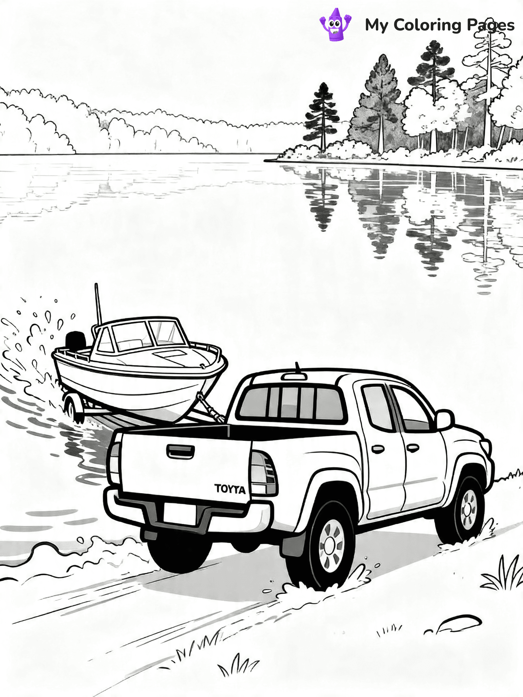 Toyota Tacoma Coloring Pages - 14