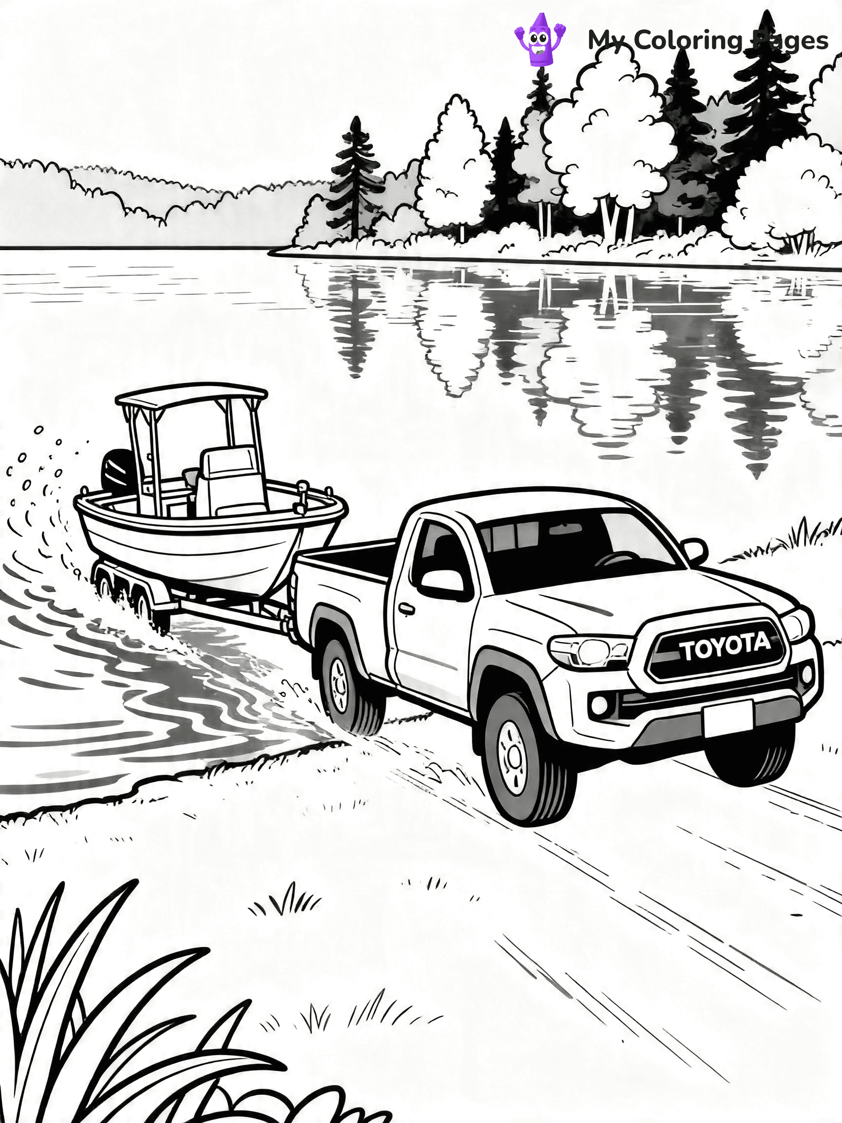 Toyota Tacoma Coloring Pages - 13