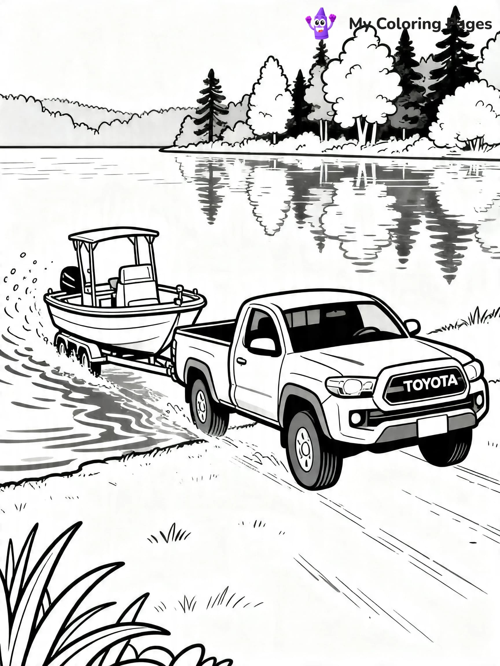 Toyota Tacoma Coloring Pages - 13