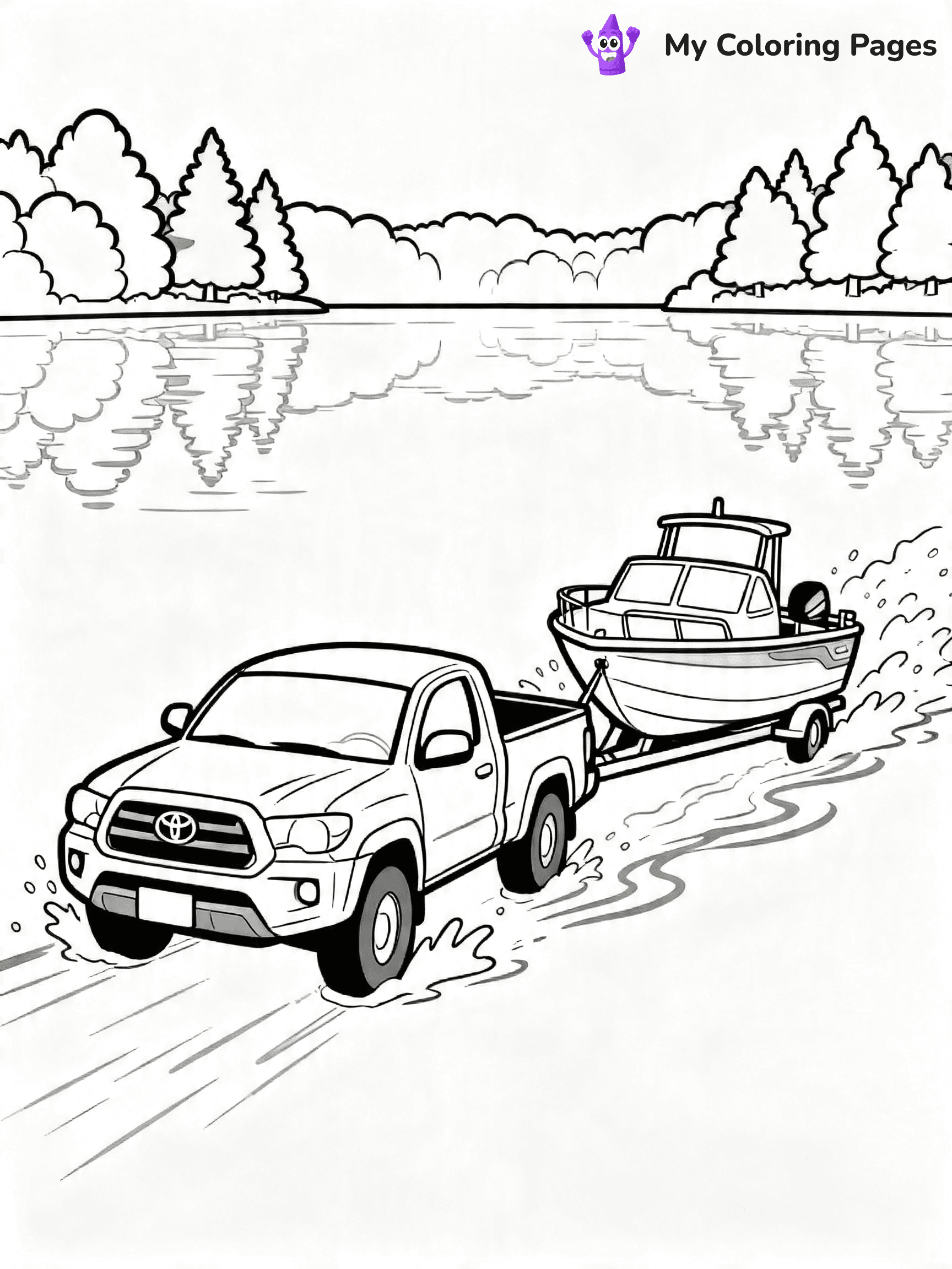 Toyota Tacoma Coloring Pages - 12
