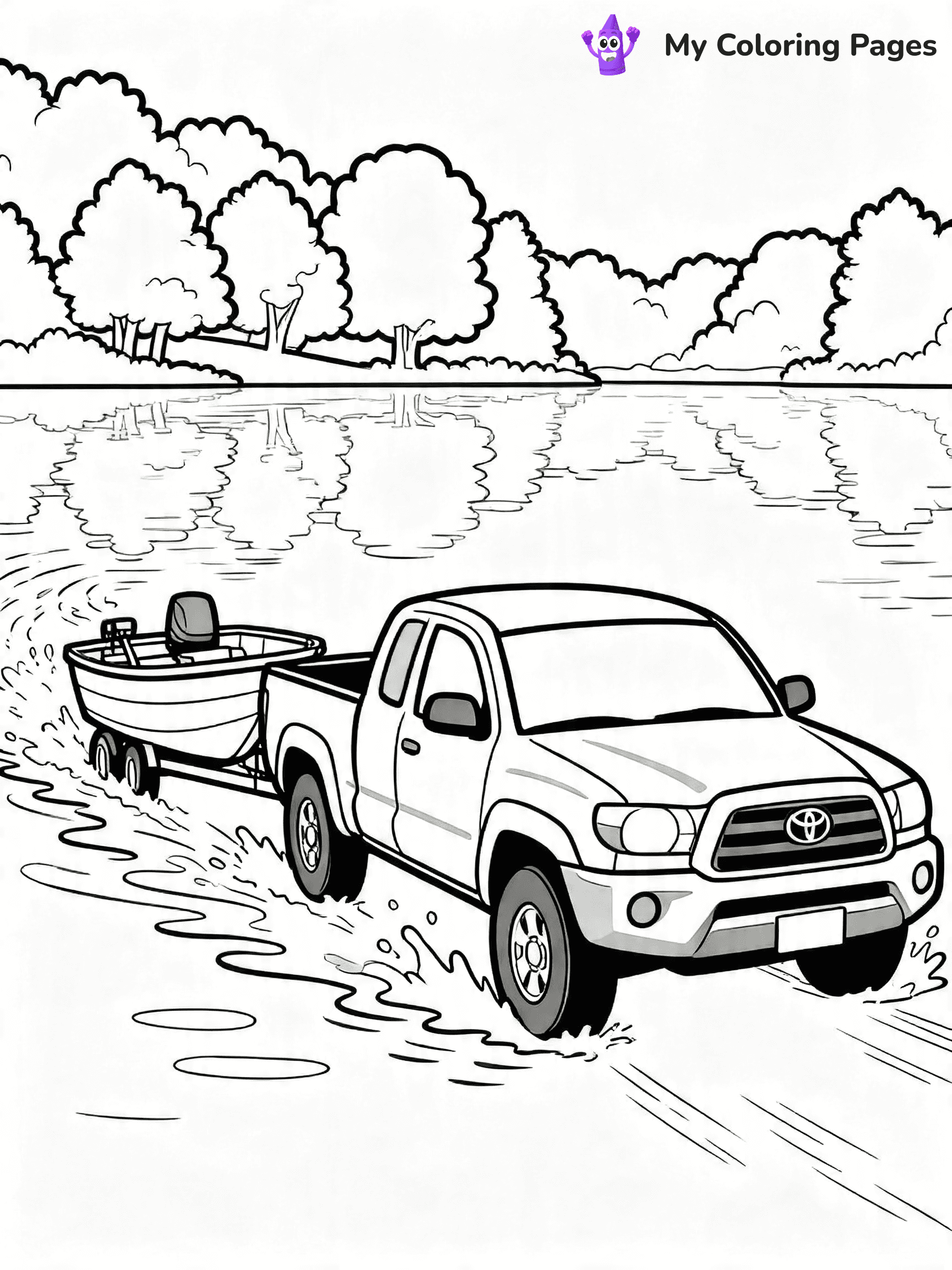 Toyota Tacoma Coloring Pages - 11