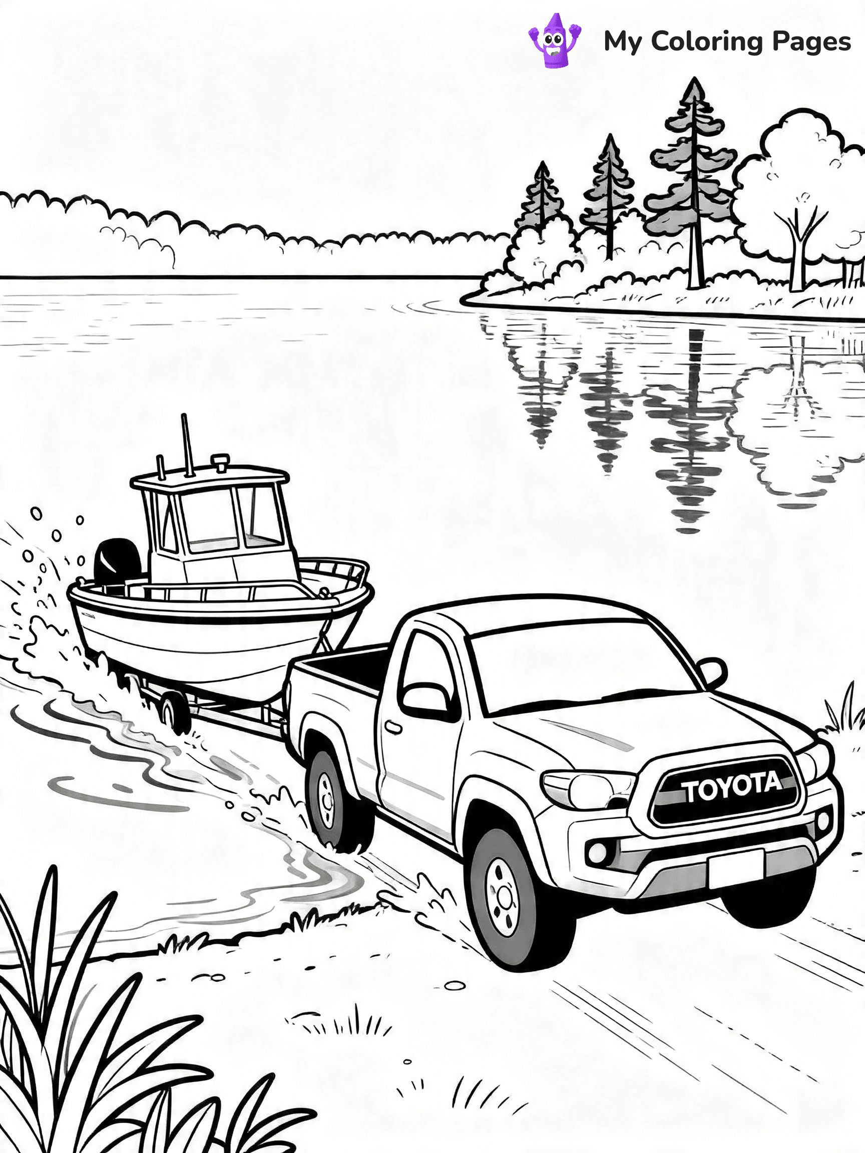 Toyota Tacoma Coloring Pages - 10