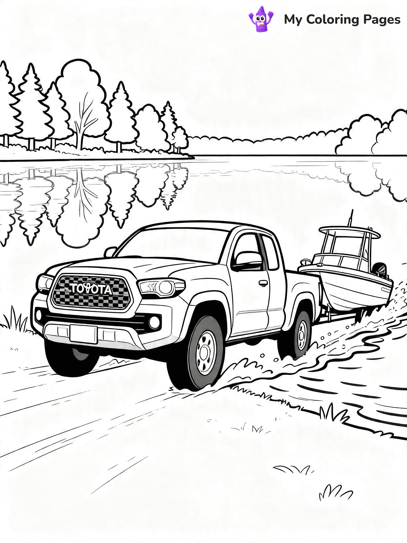 Toyota Tacoma Coloring Pages - 9
