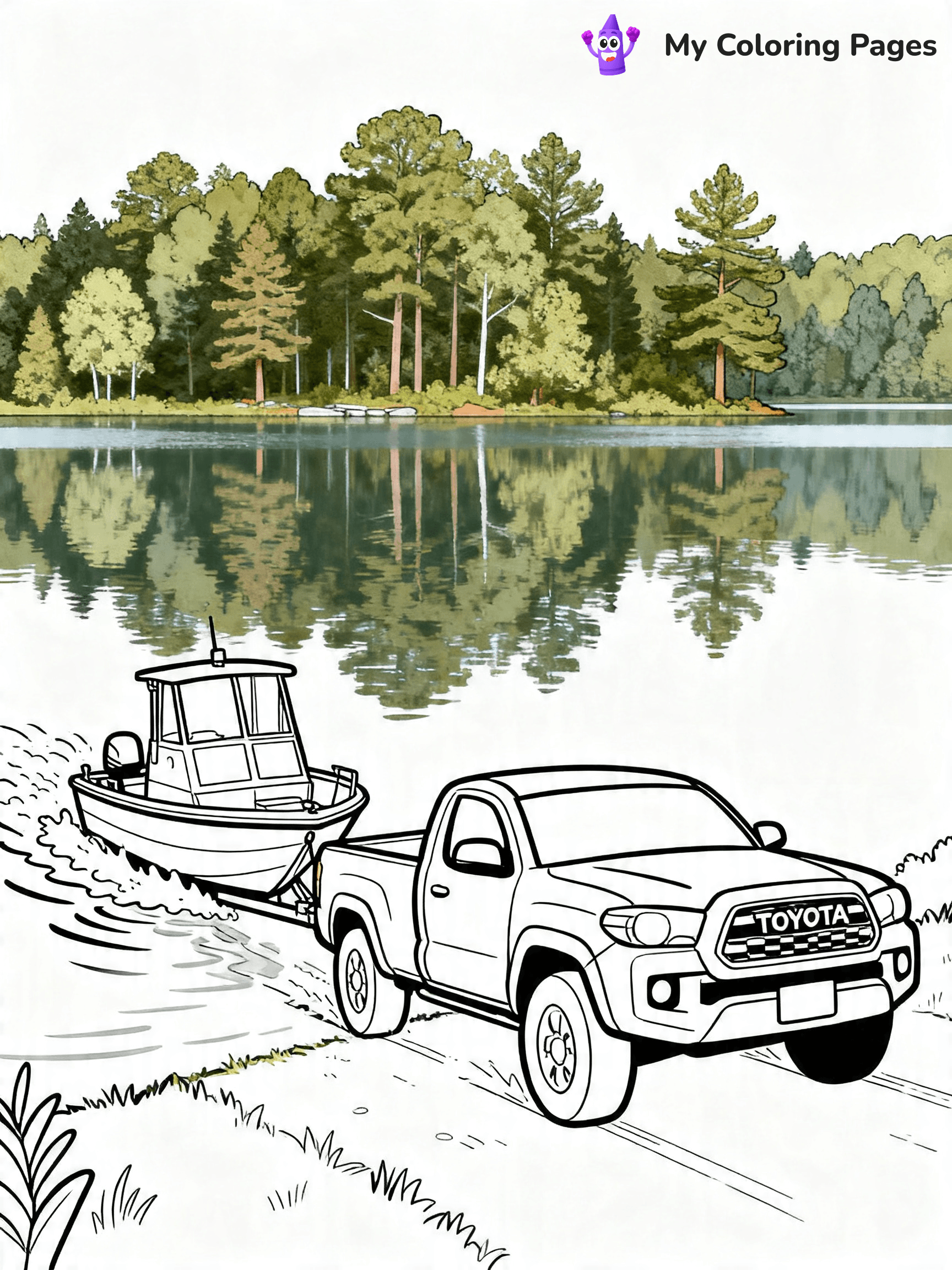 Toyota Tacoma Coloring Pages - 8