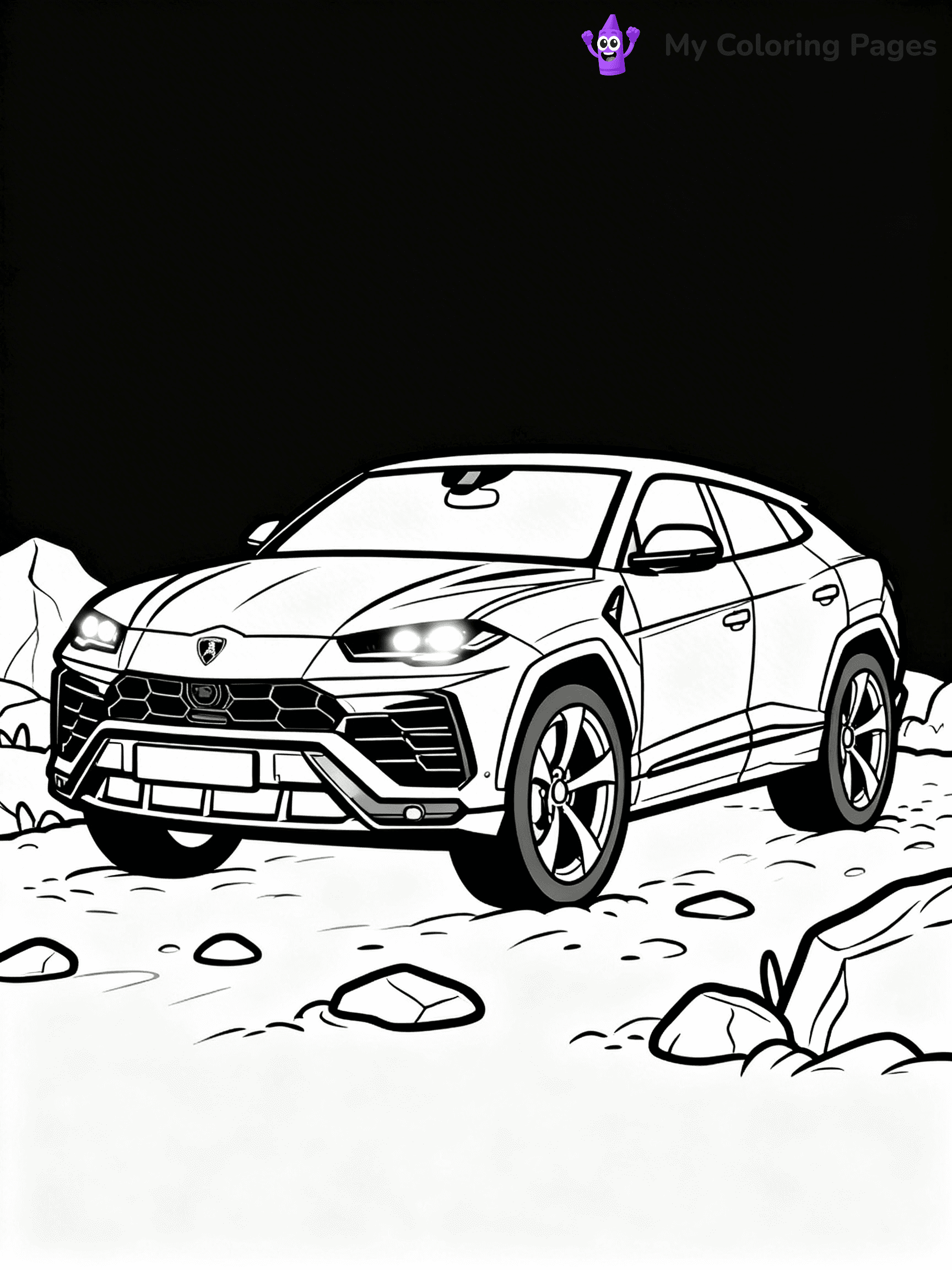 Cool Lamborghini Coloring Pages - 39