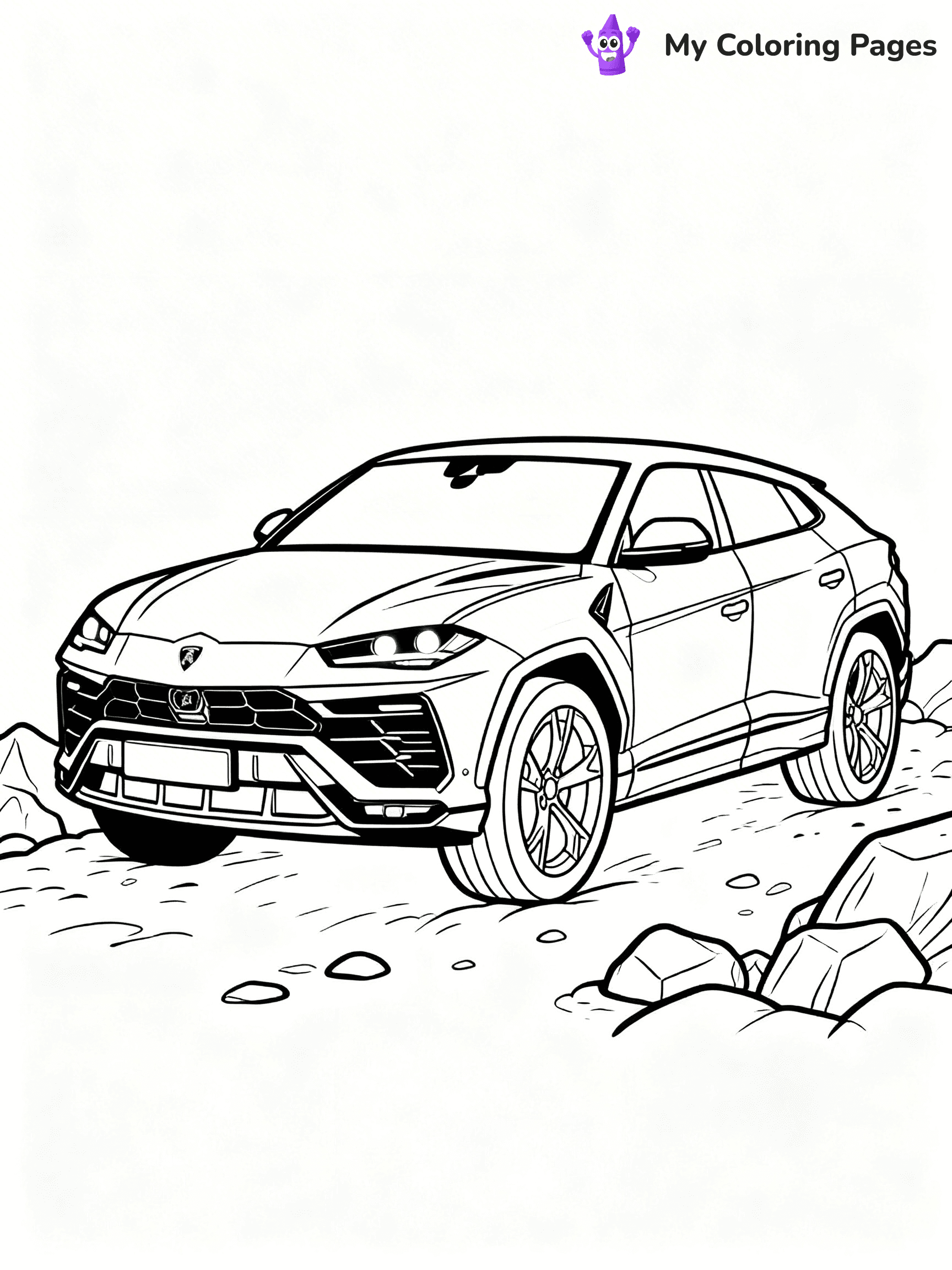 Cool Lamborghini Coloring Pages - 38