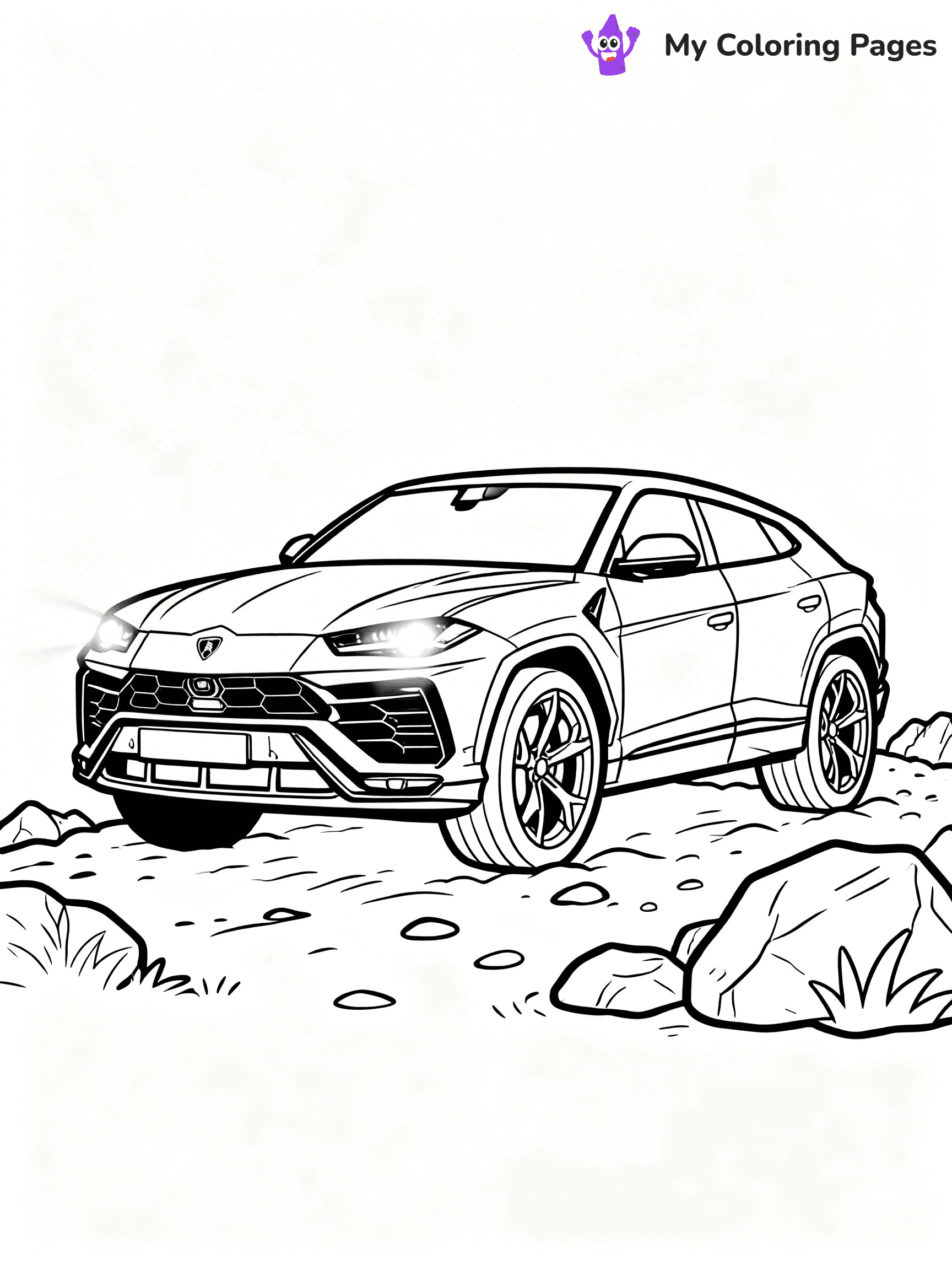 Cool Lamborghini Coloring Pages - 36