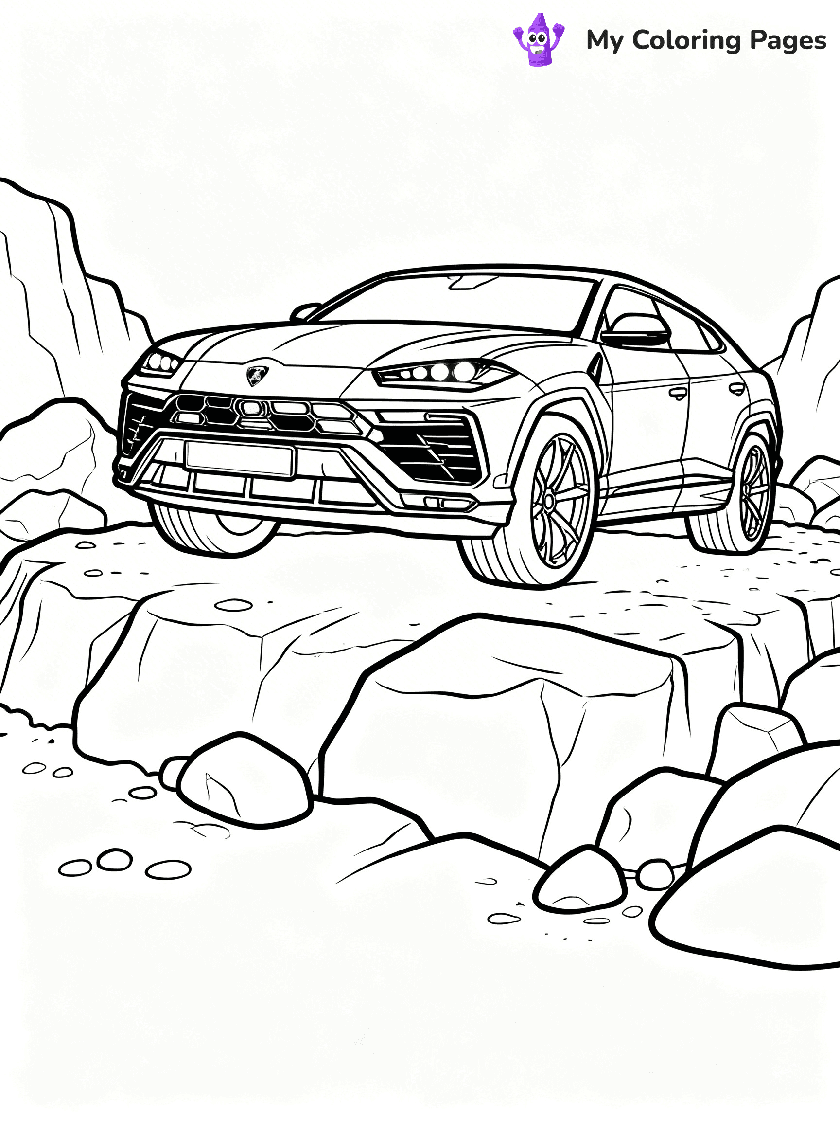 Cool Lamborghini Coloring Pages - 34