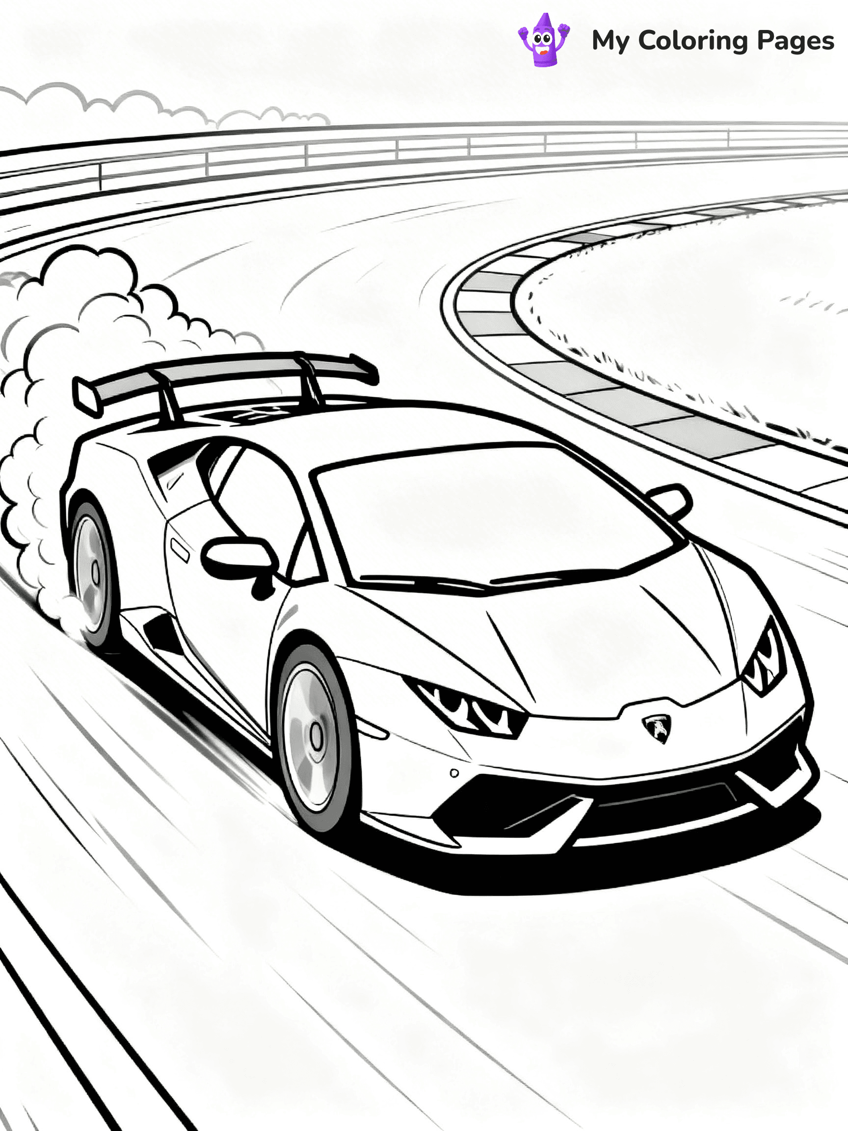 Cool Lamborghini Coloring Pages - 31