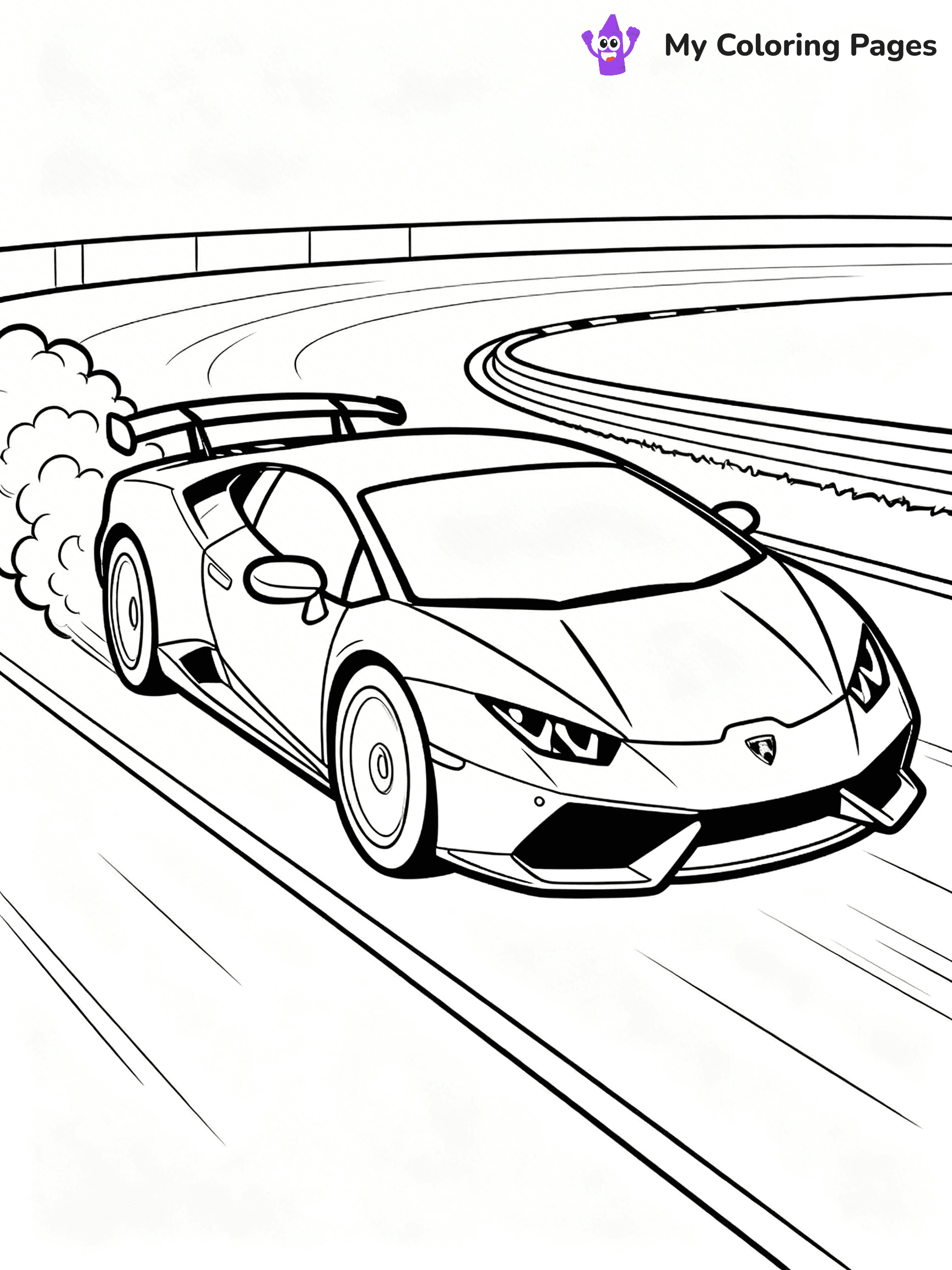 Cool Lamborghini Coloring Pages - 30