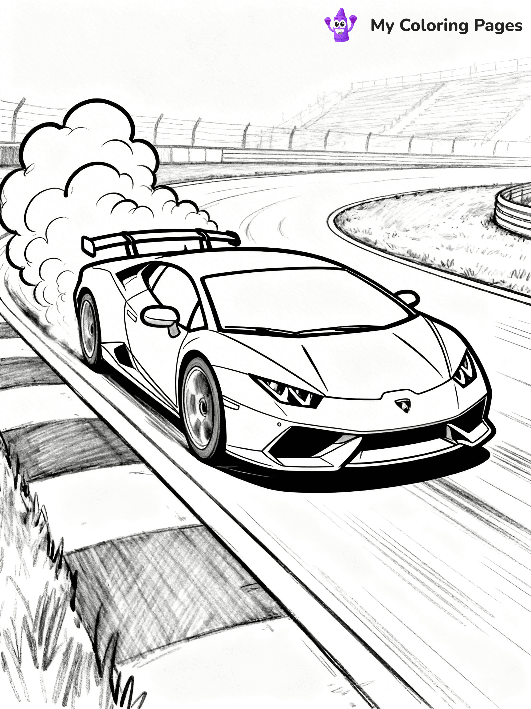 Cool Lamborghini Coloring Pages - 27