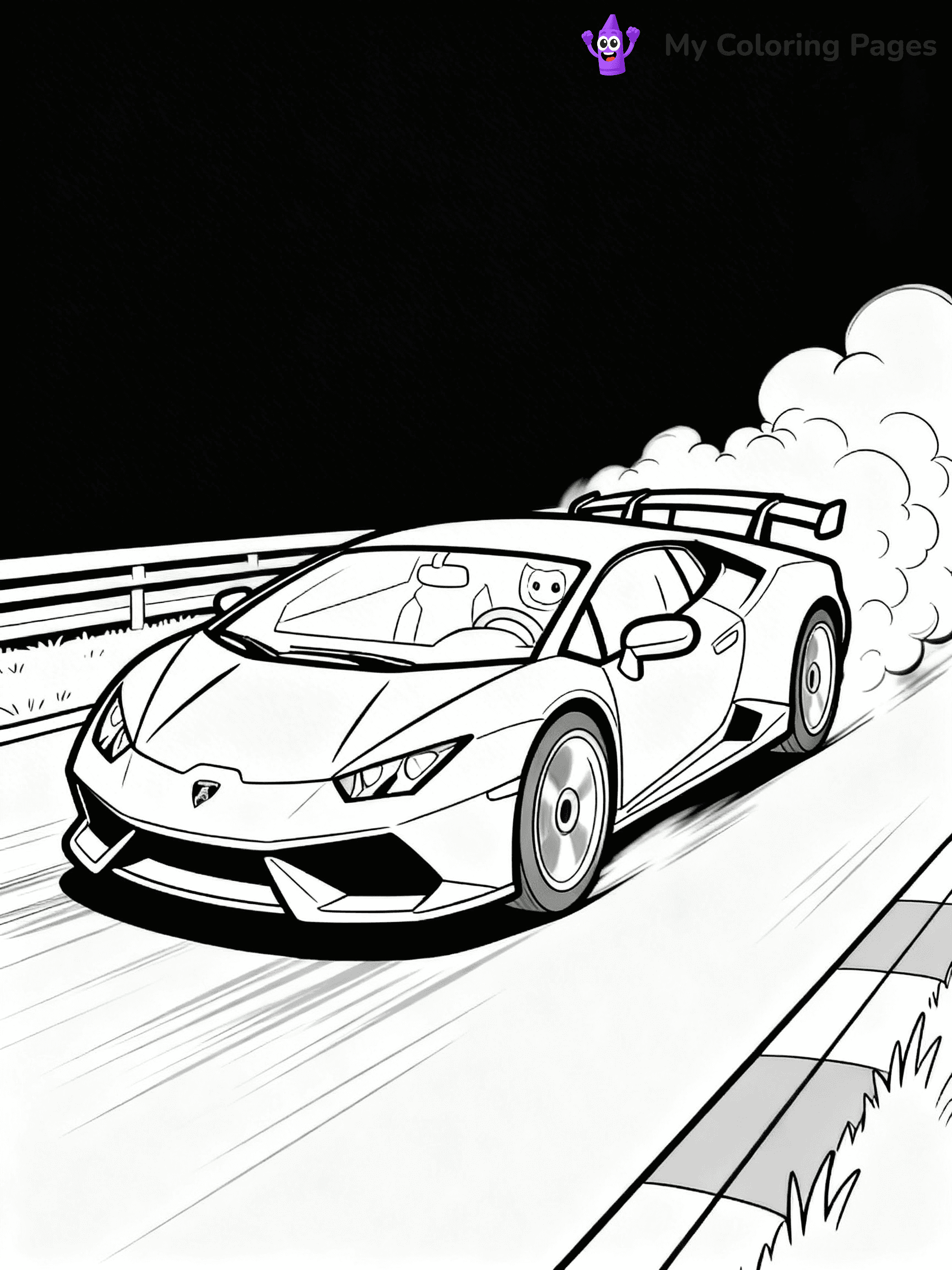 Cool Lamborghini Coloring Pages - 26