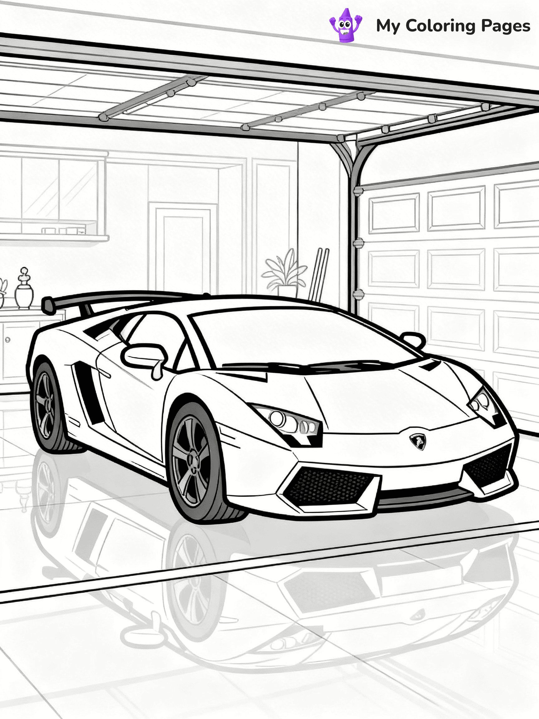 Cool Lamborghini Coloring Pages - 5