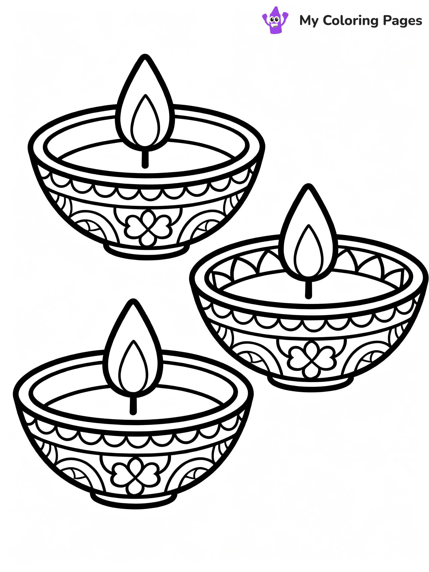 Diwali Coloring Pages - 26
