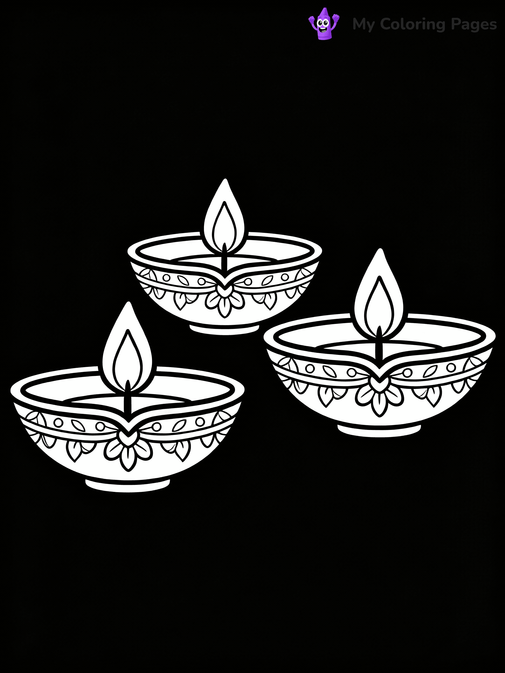 Diwali Coloring Pages - 25