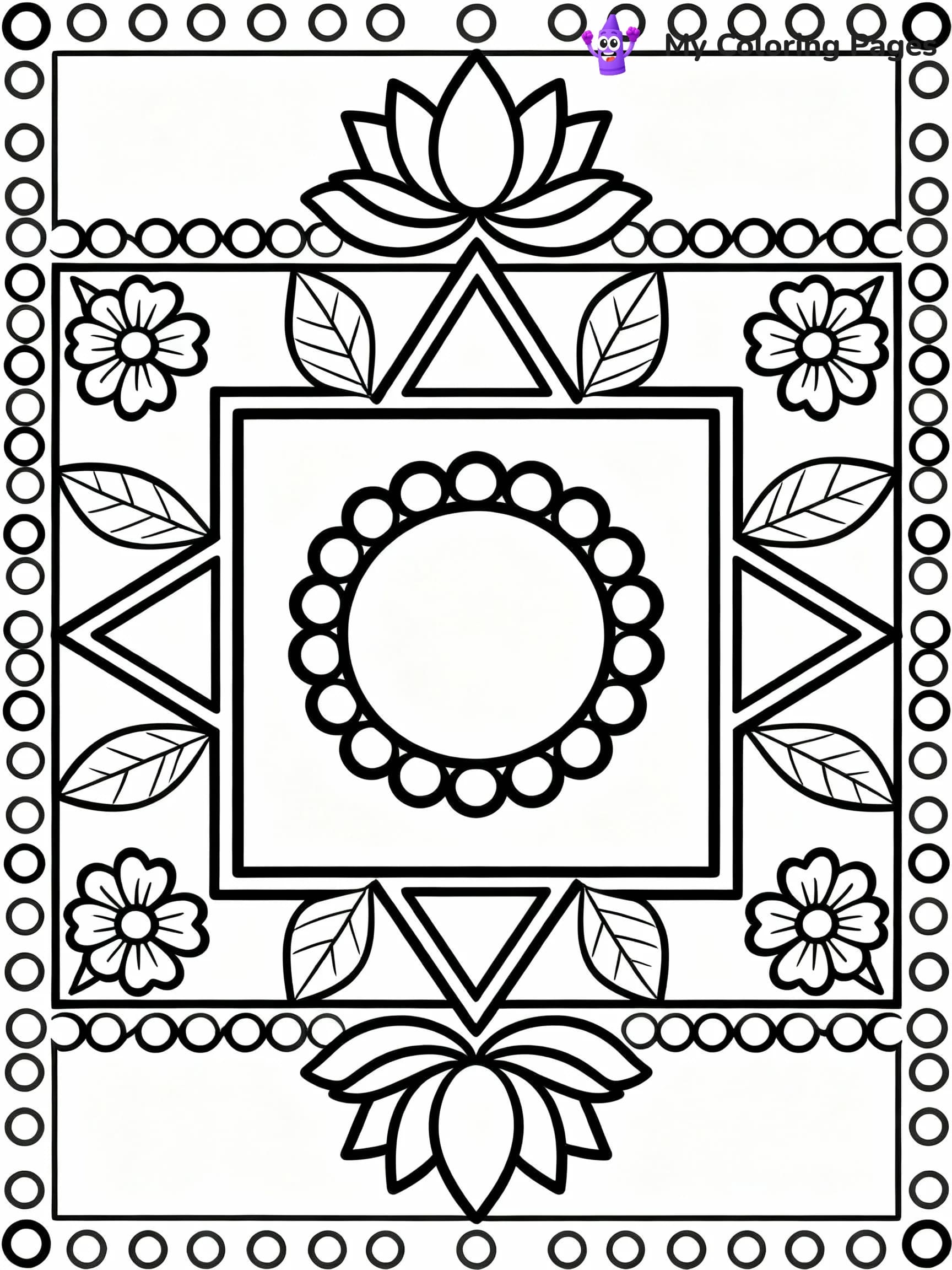 Diwali Coloring Pages - 18