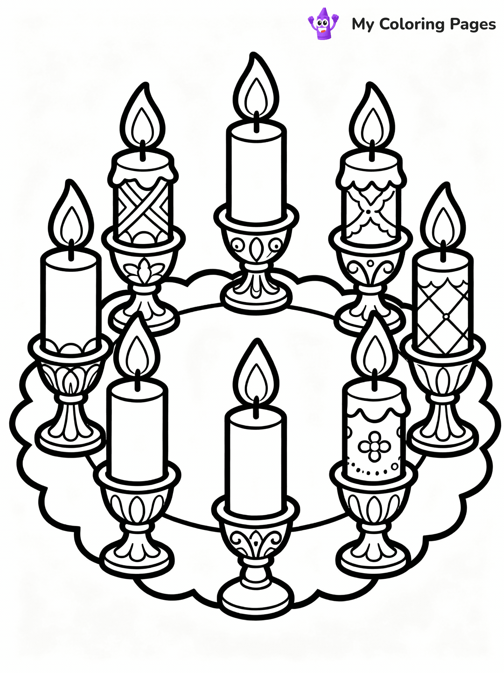 Diwali Coloring Pages - 12