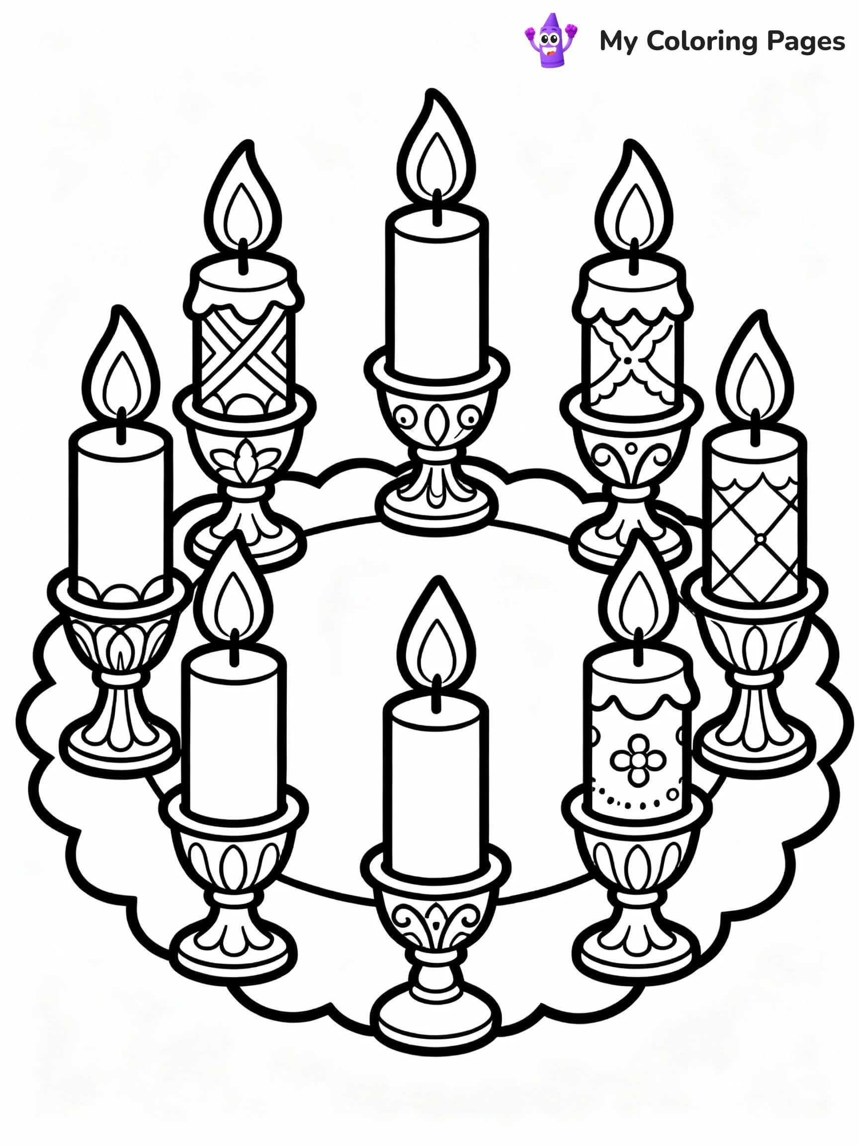 Diwali Coloring Pages - 12
