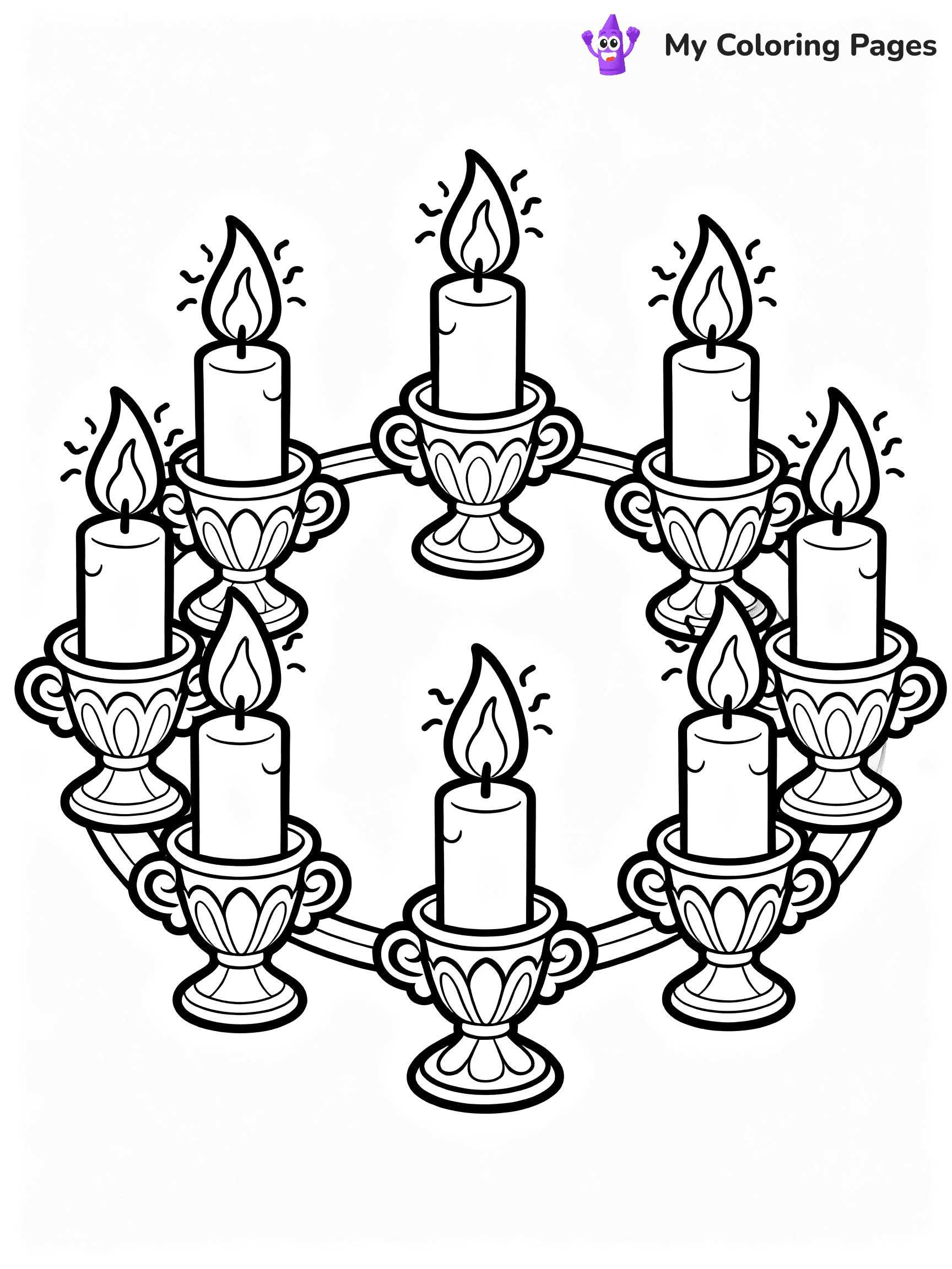 Diwali Coloring Pages - 10