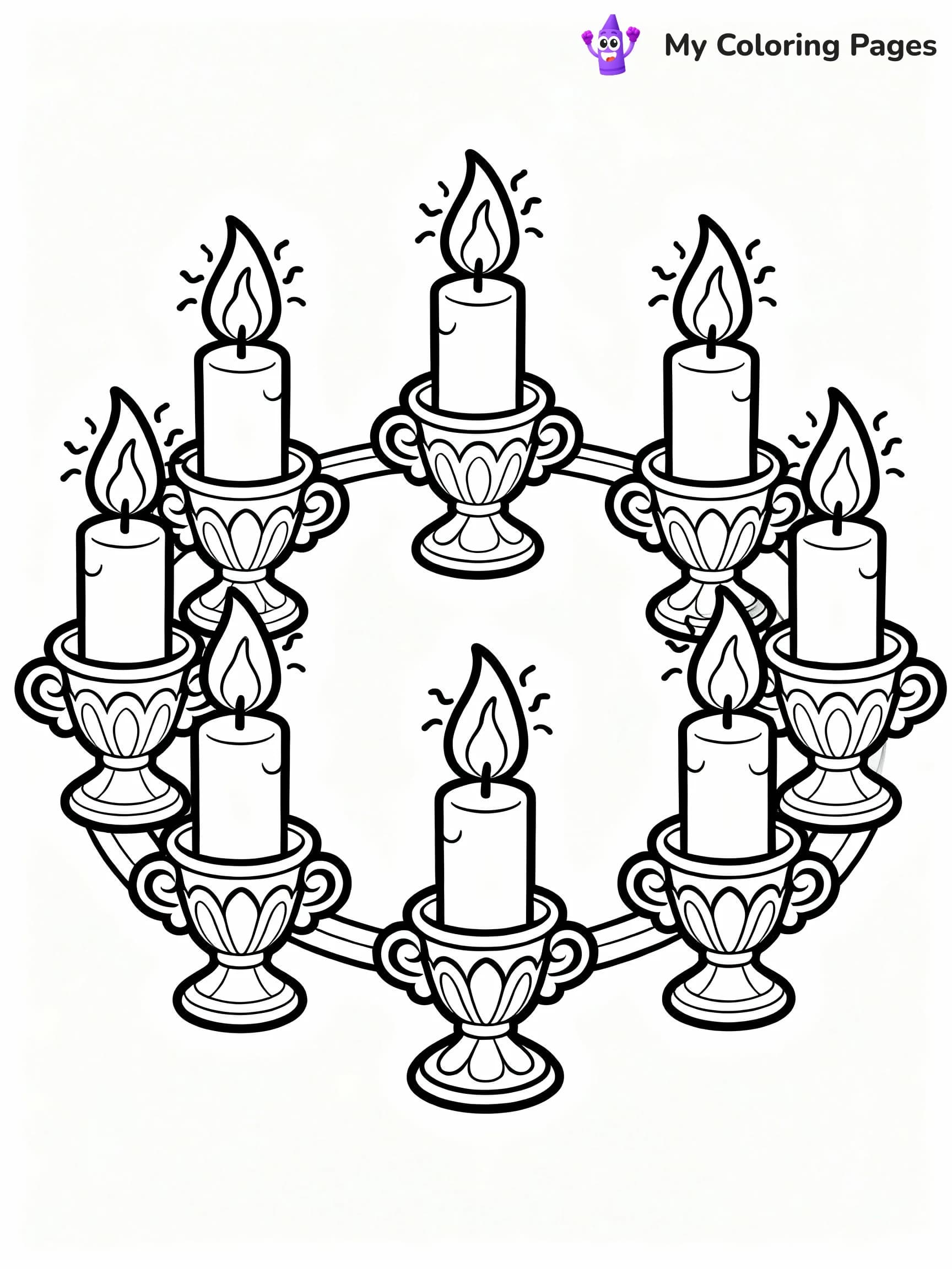 Diwali Coloring Pages - 10