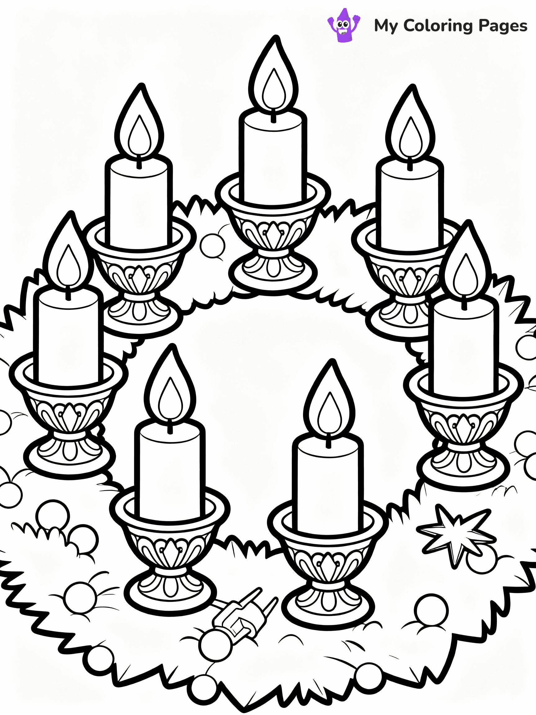 Diwali Coloring Pages - 9