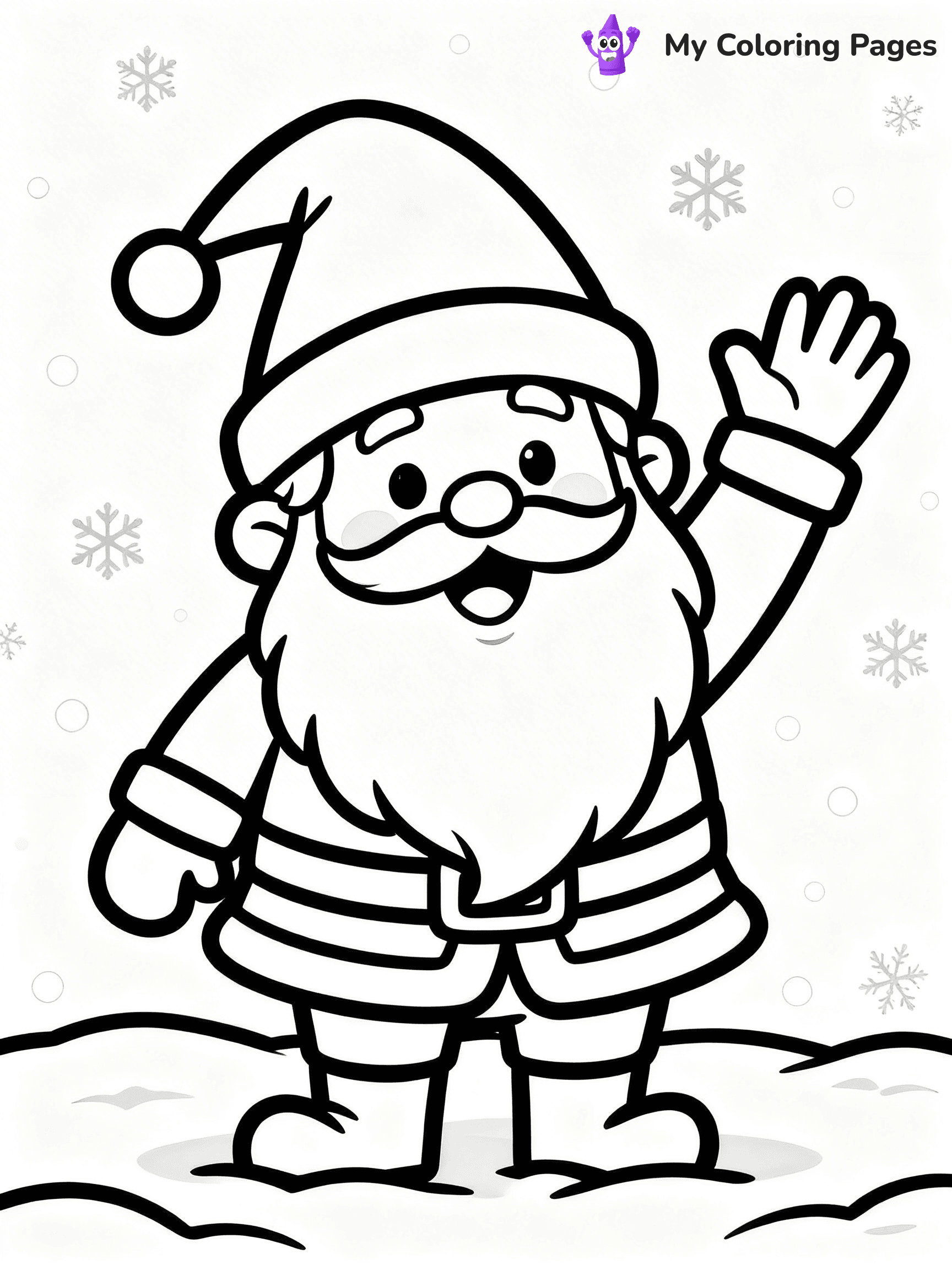 Christmas Gnome Coloring Pages - 26