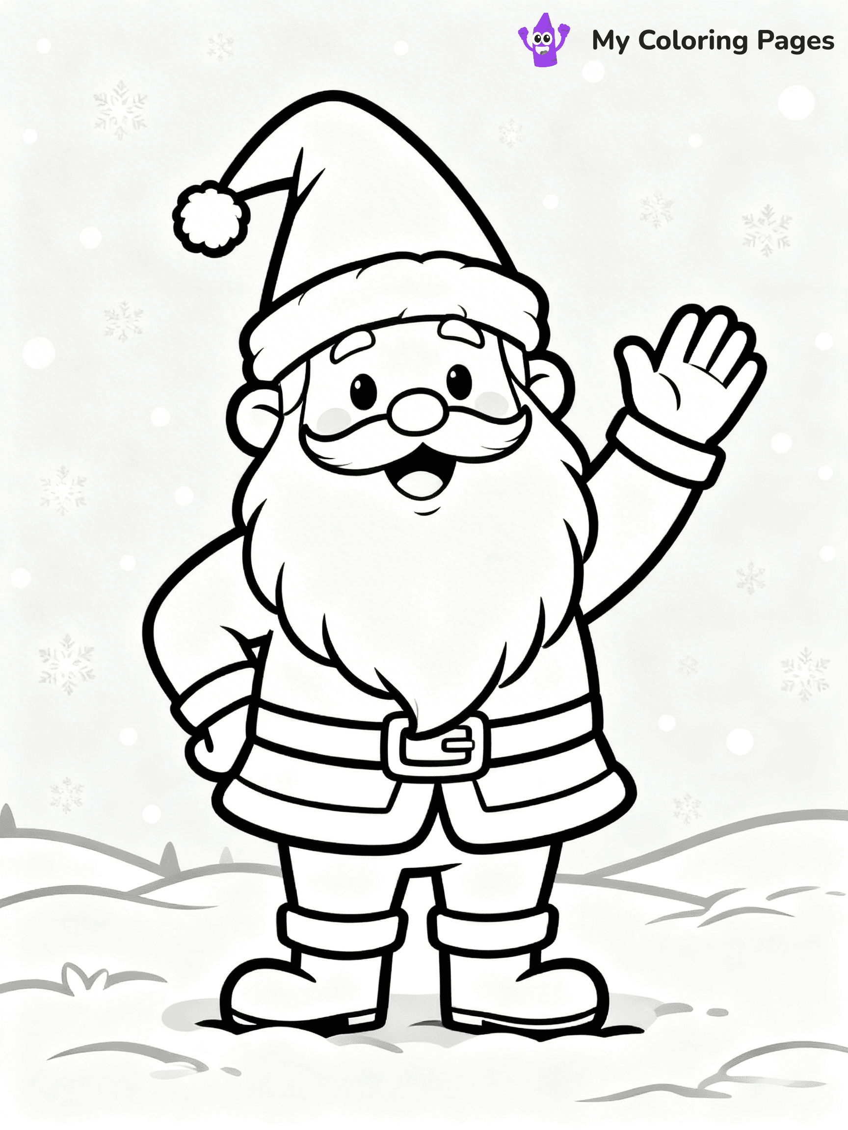 Christmas Gnome Coloring Pages - 24