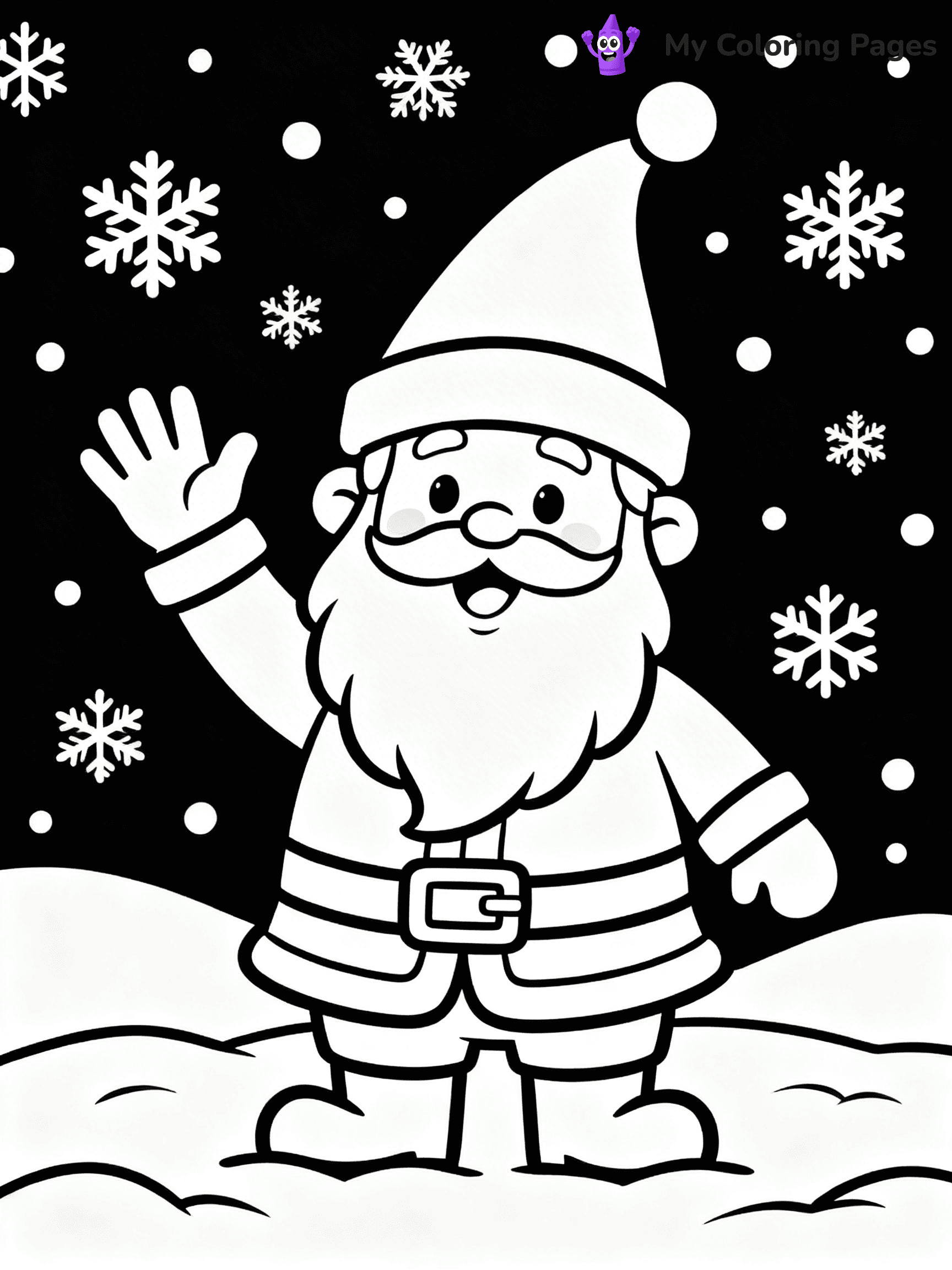 Christmas Gnome Coloring Pages - 23