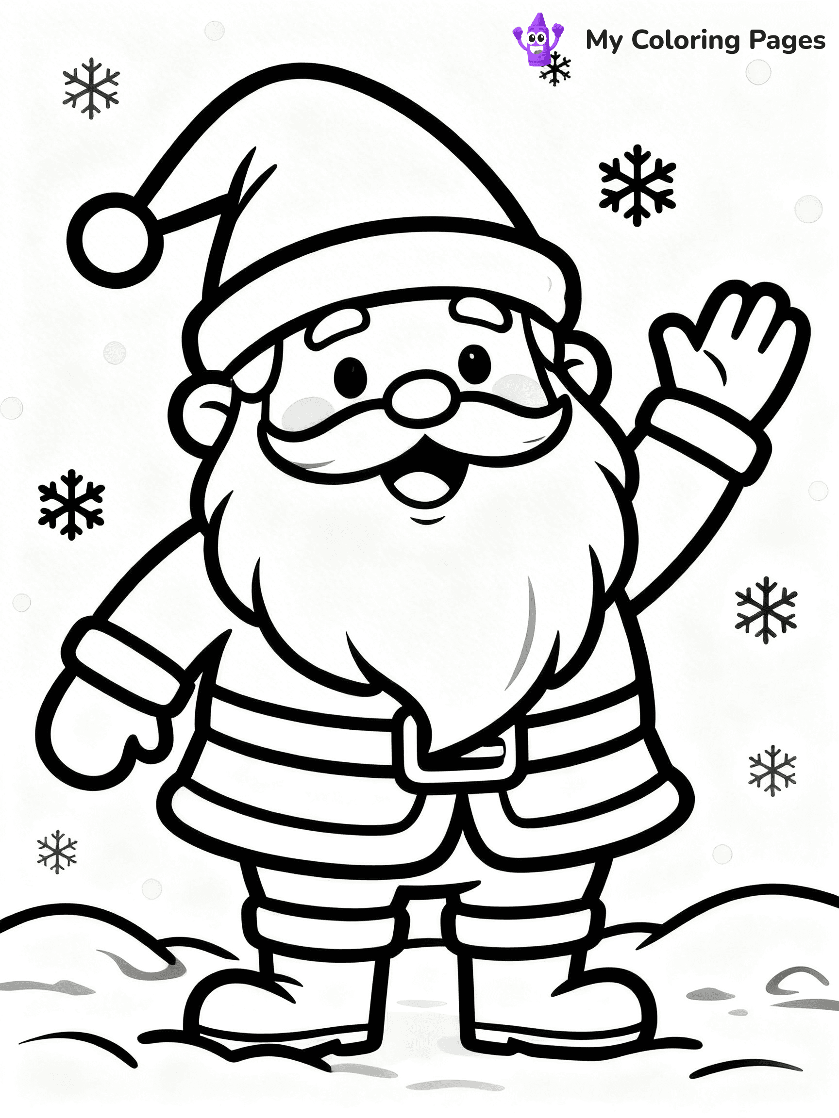 Christmas Gnome Coloring Pages - 22