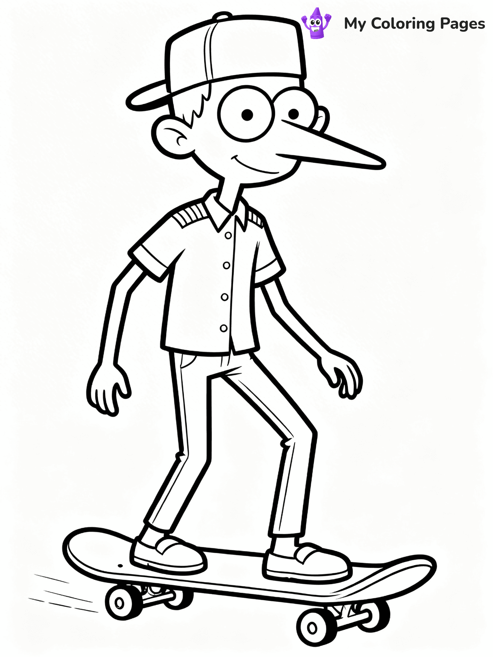 Hey Arnold Coloring Pages - 1