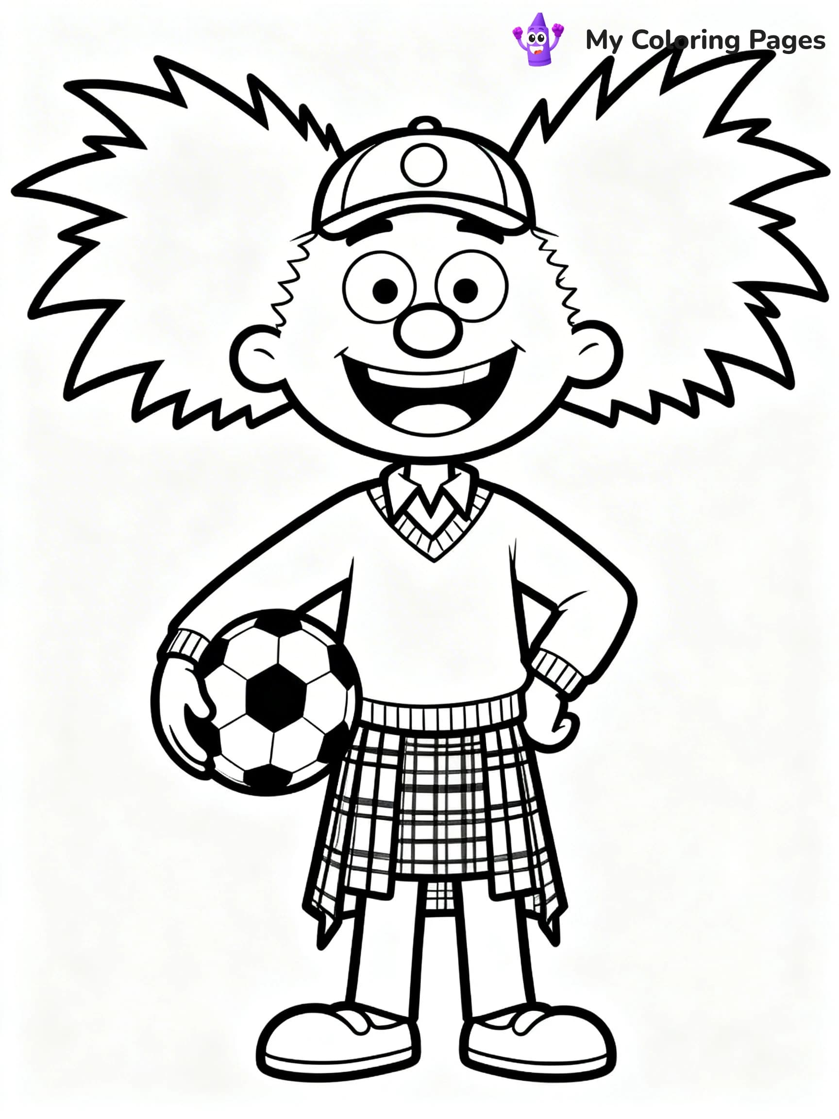 Hey Arnold Coloring Pages - 1