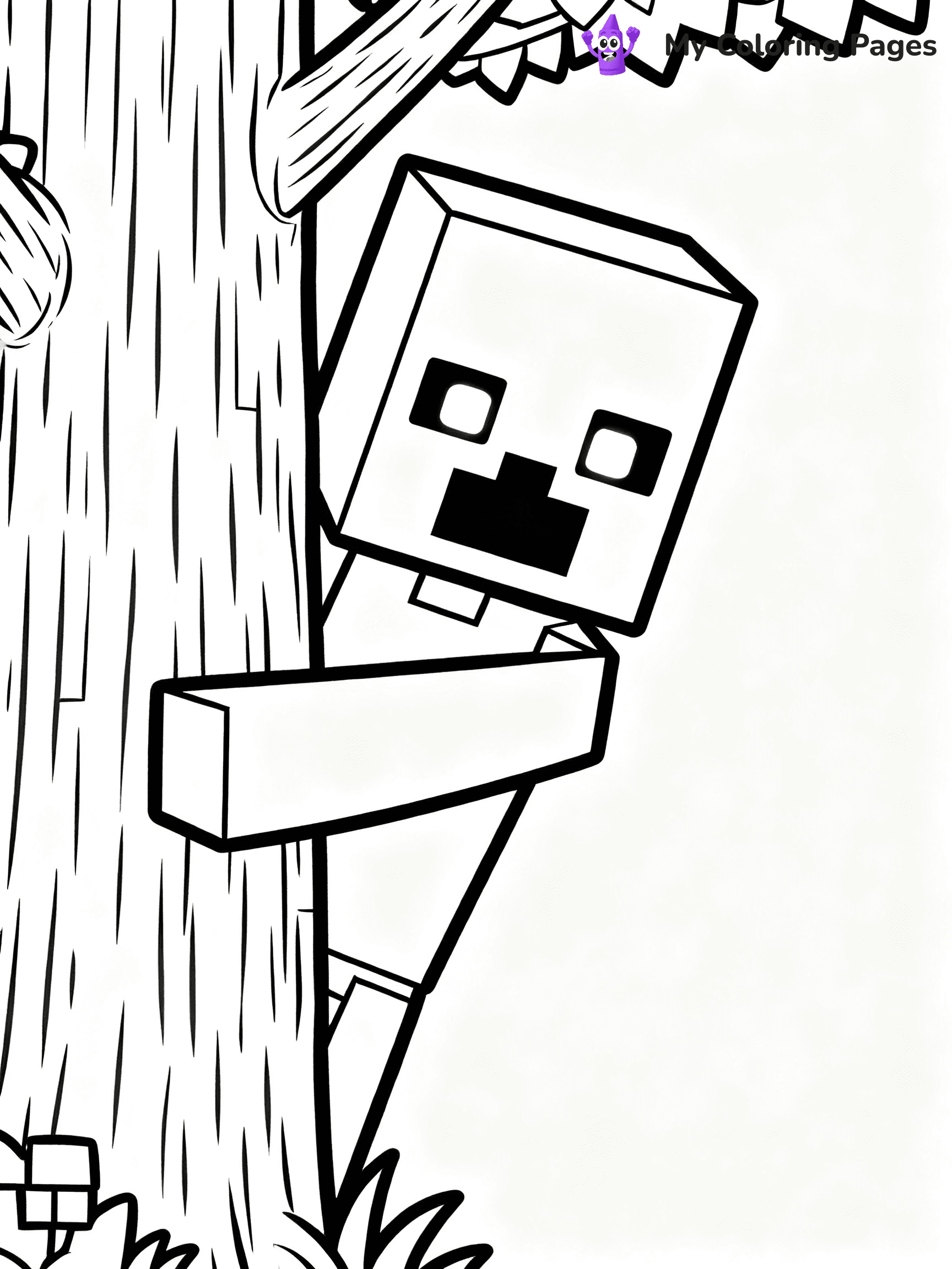 Enderman Coloring Pages - 12