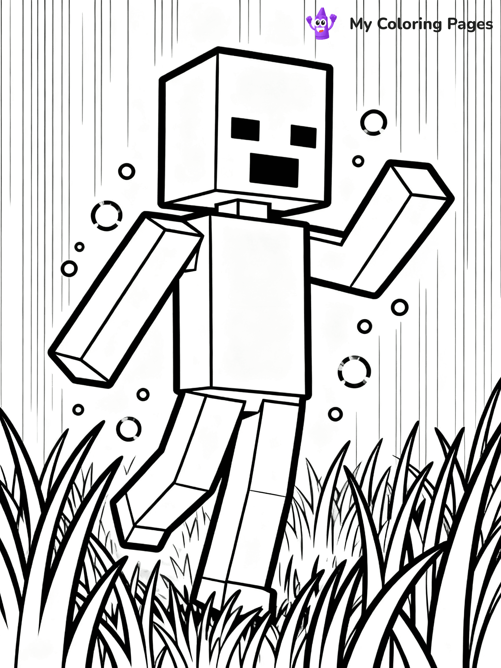 Enderman Coloring Pages - 9