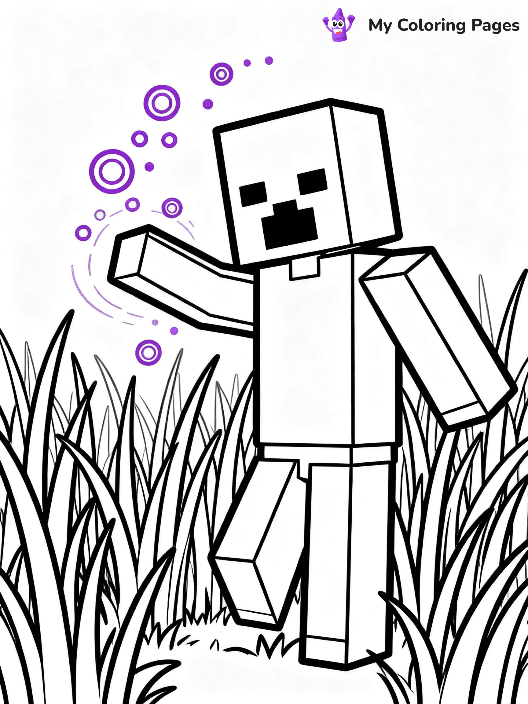 Enderman Coloring Pages - 8