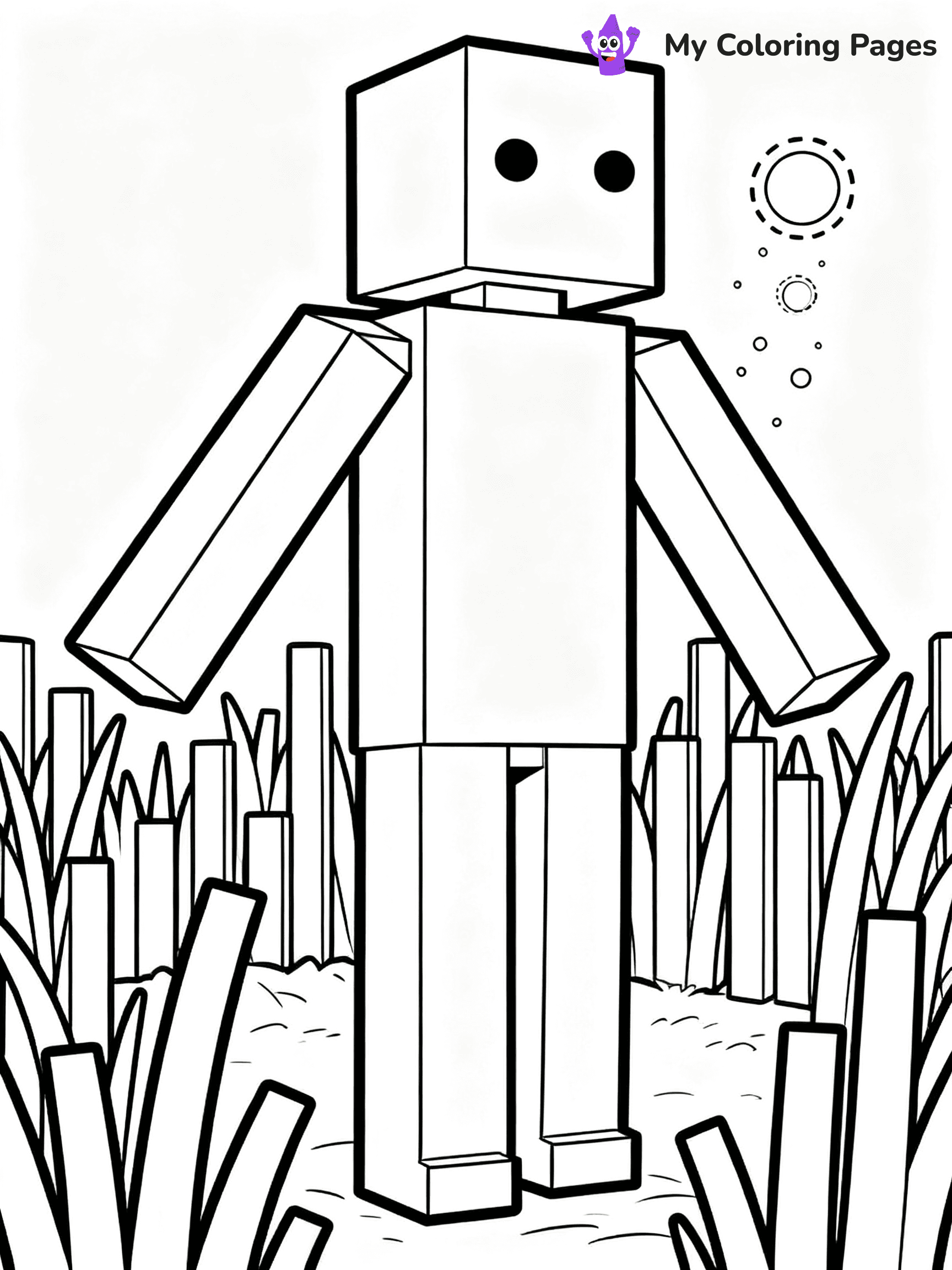 Enderman Coloring Pages - 5