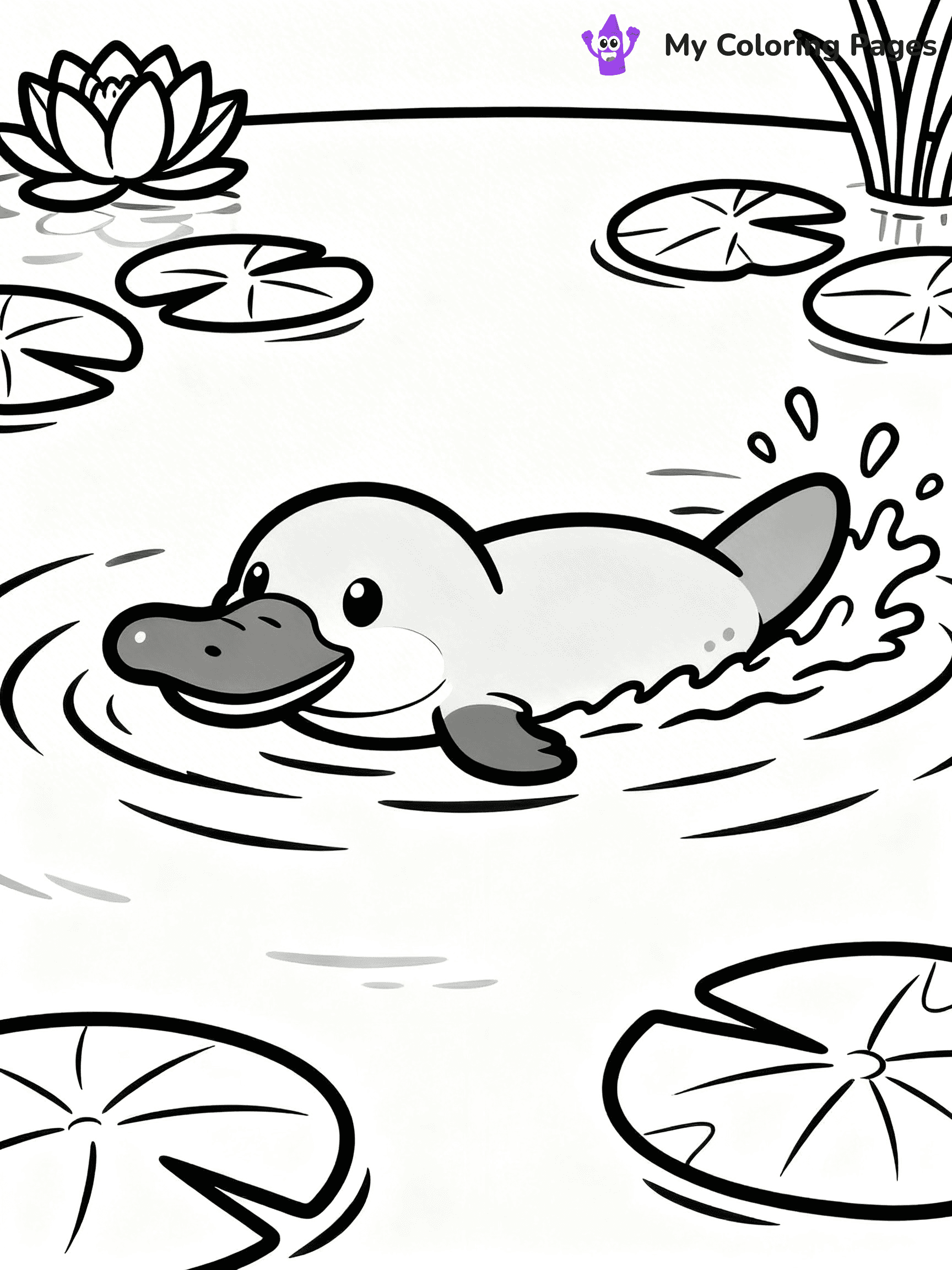 Platypus Coloring Pages - 23