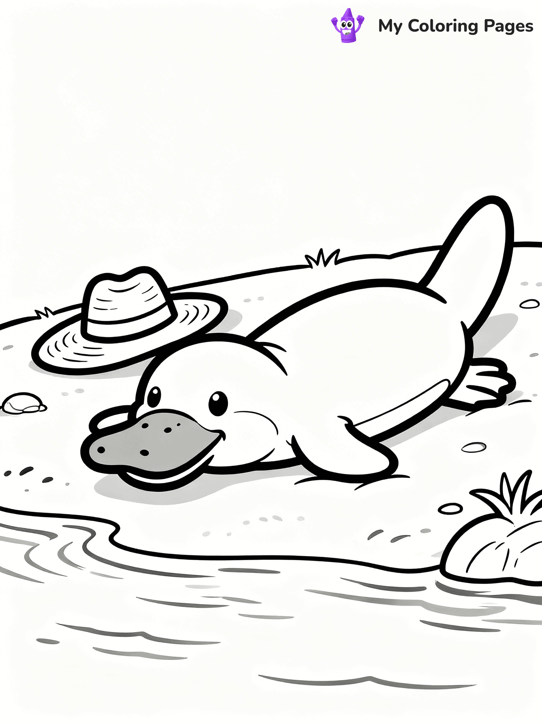 Platypus Coloring Pages - 17
