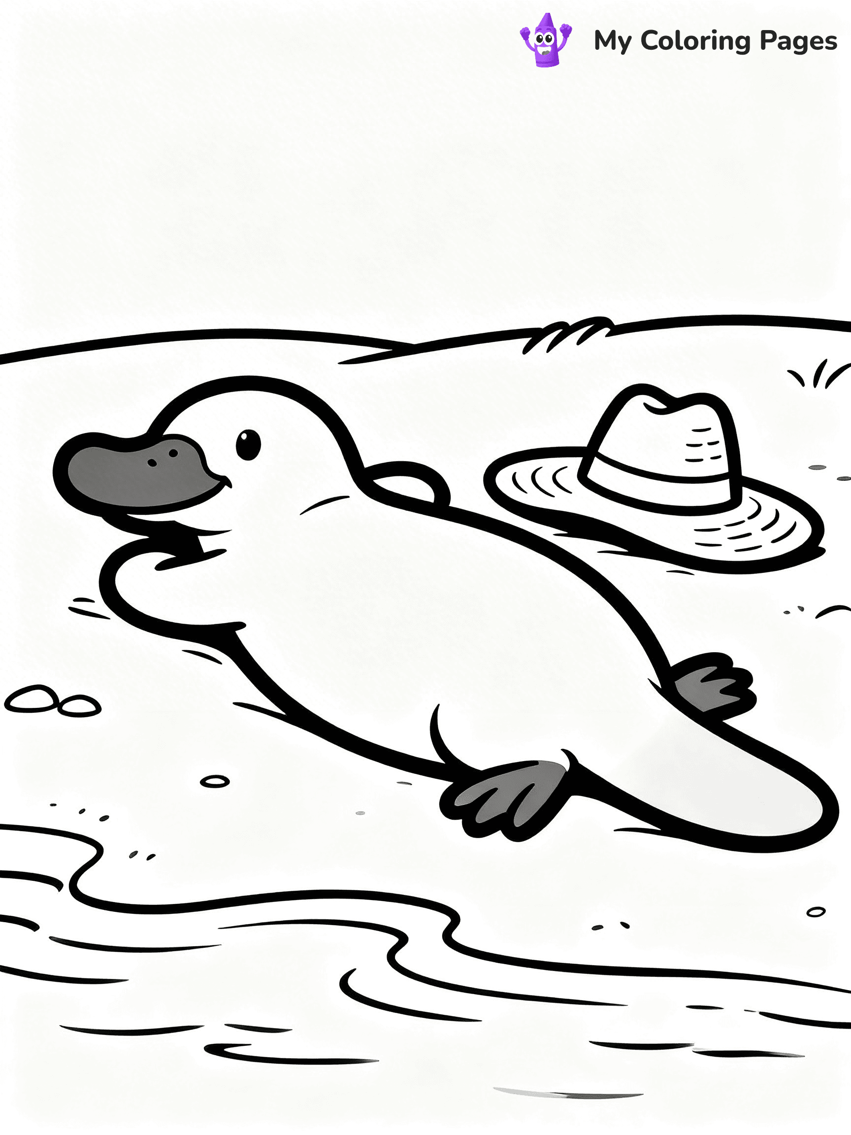 Platypus Coloring Pages - 16