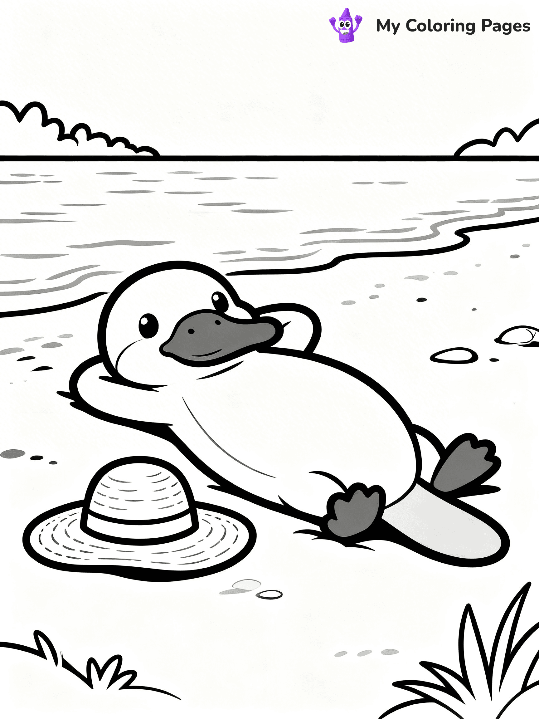 Platypus Coloring Pages - 15