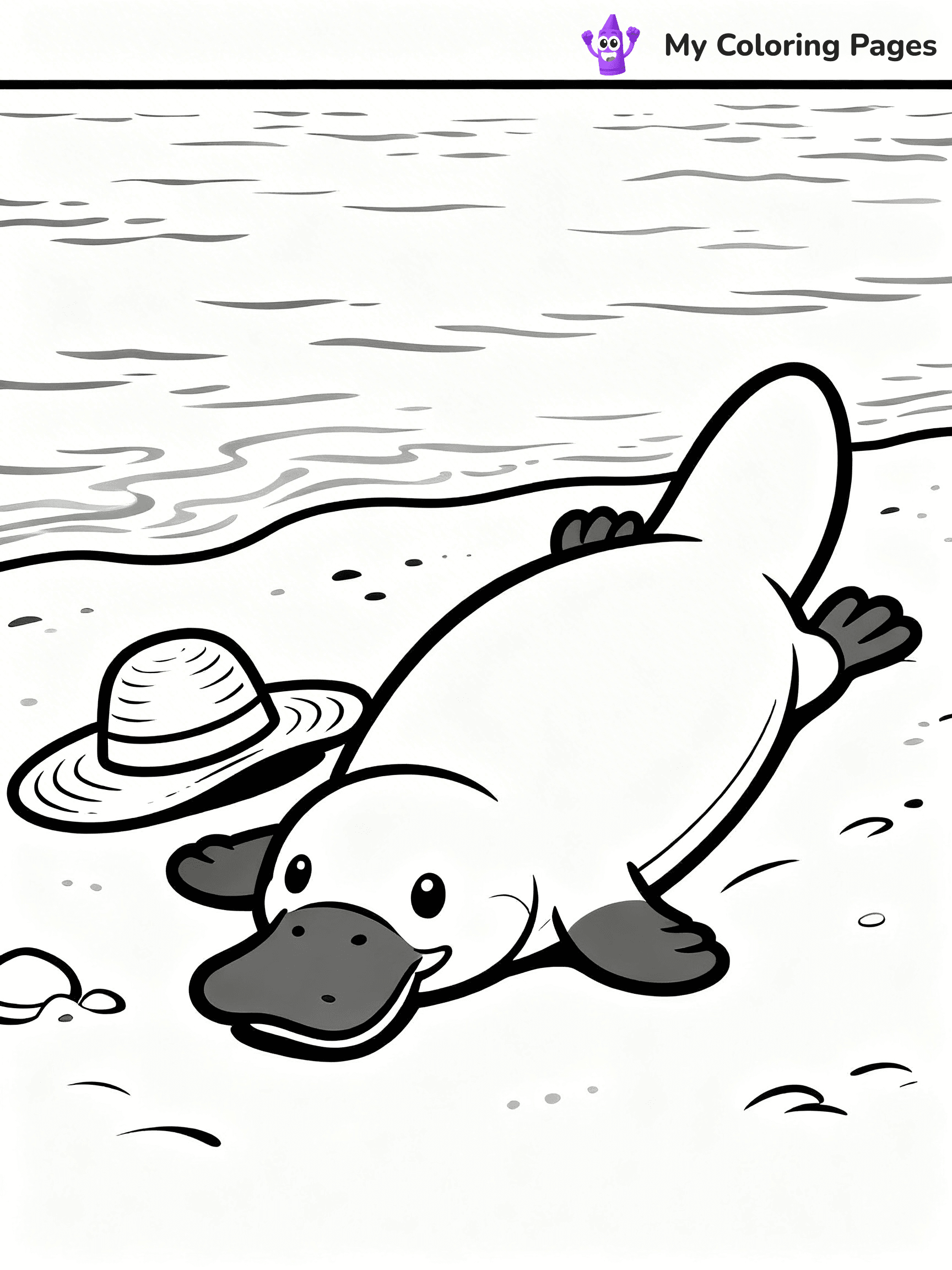 Platypus Coloring Pages - 13