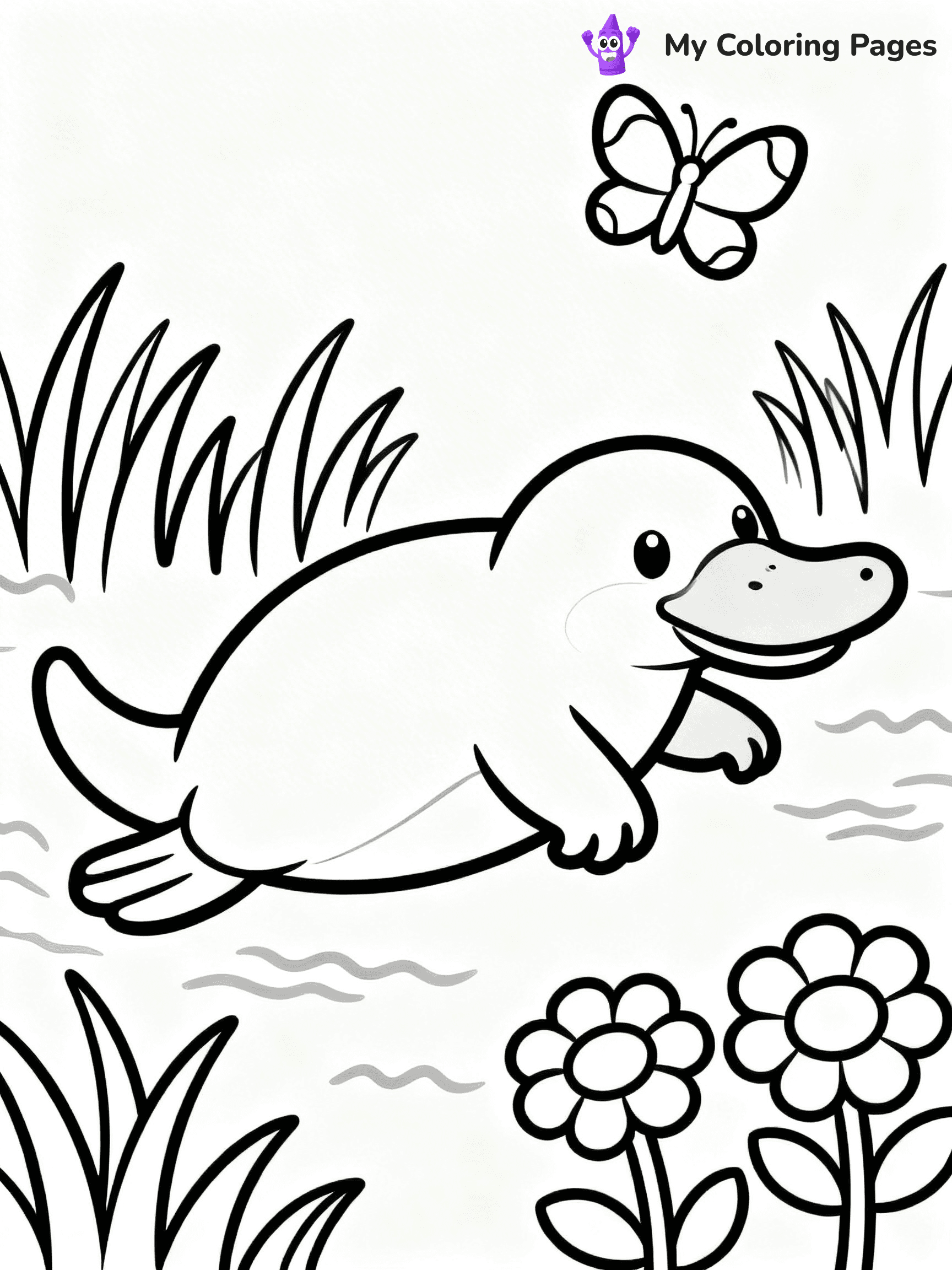 Platypus Coloring Pages - 11