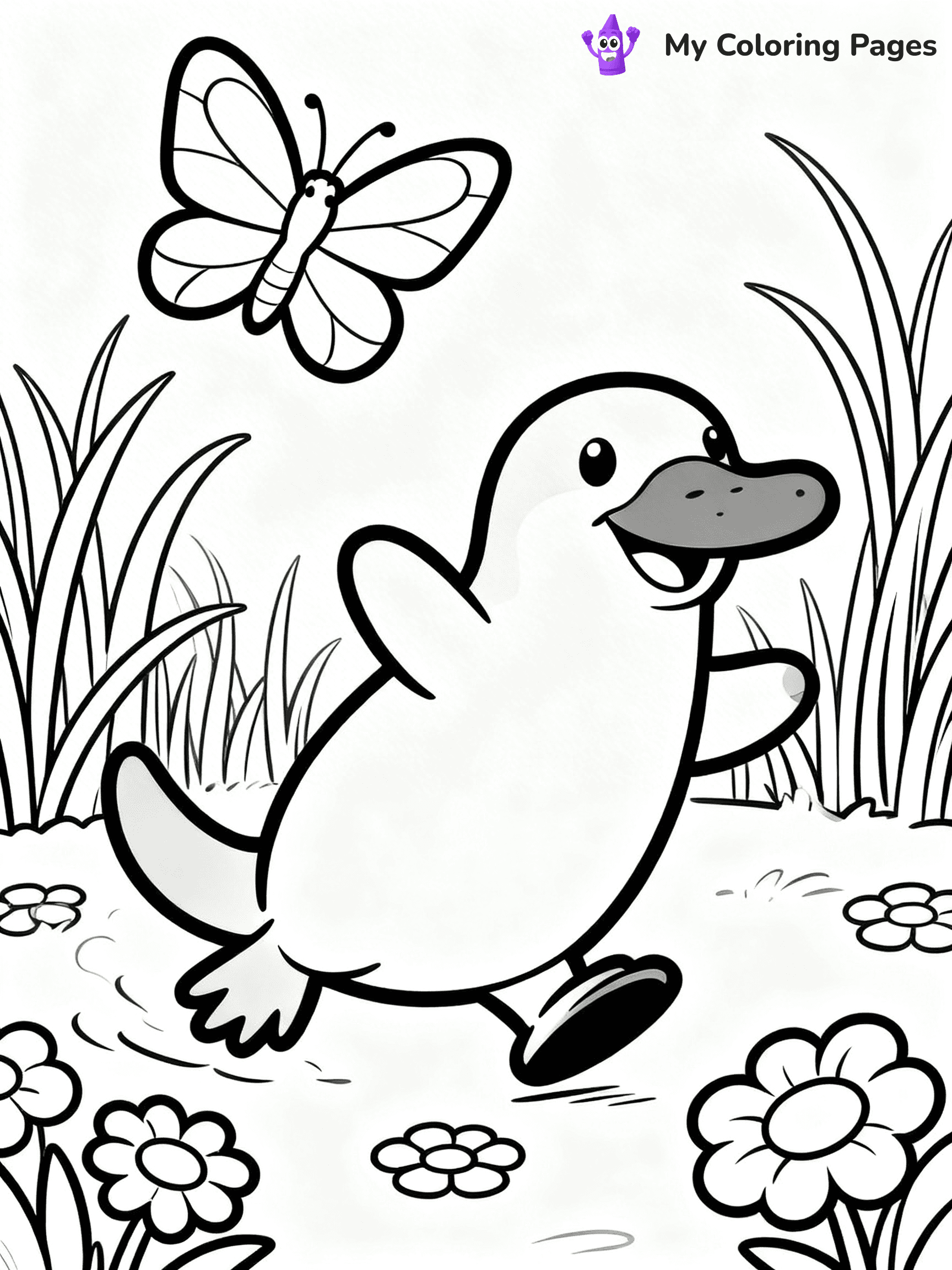 Platypus Coloring Pages - 10