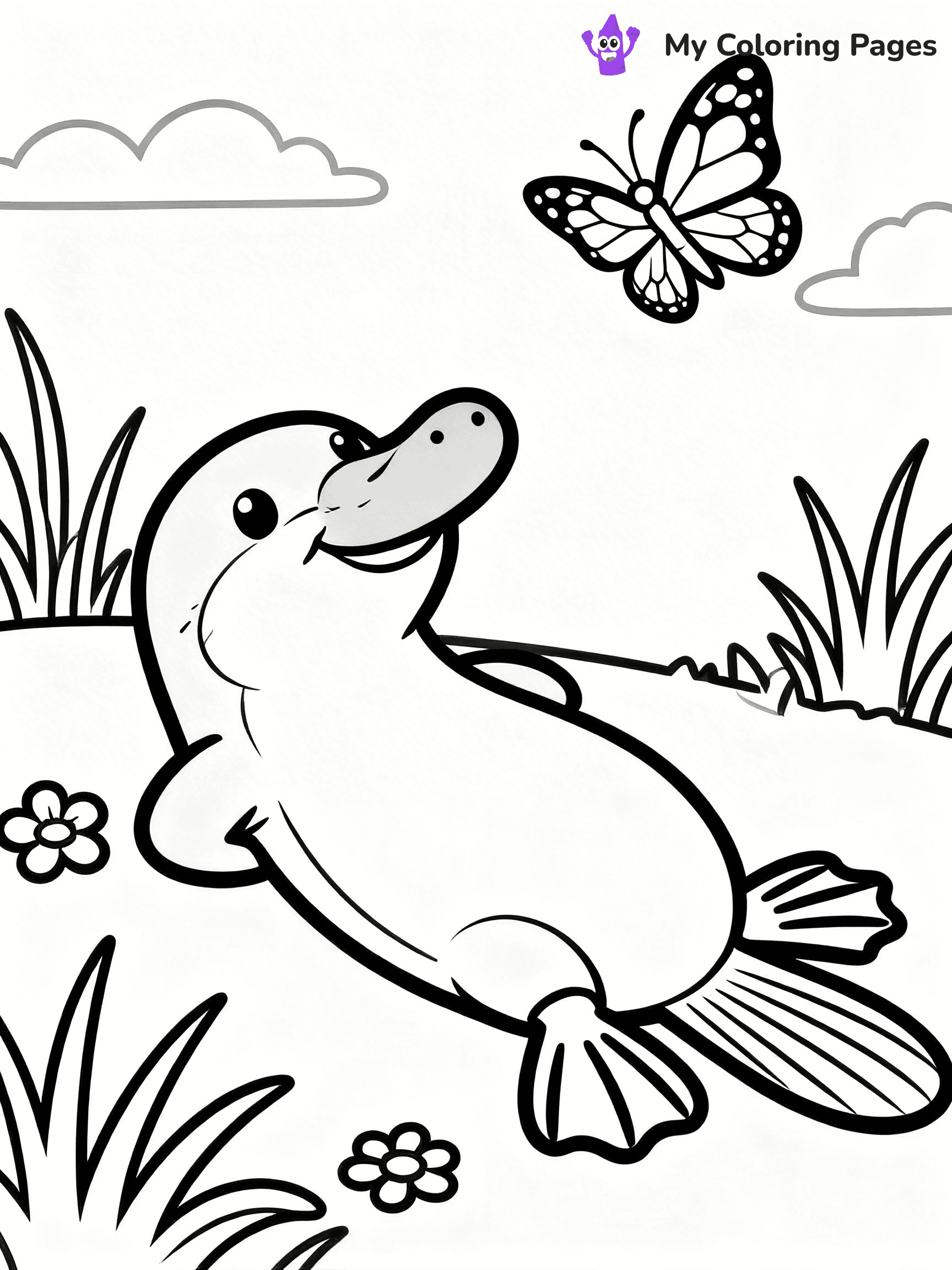 Platypus Coloring Pages - 21